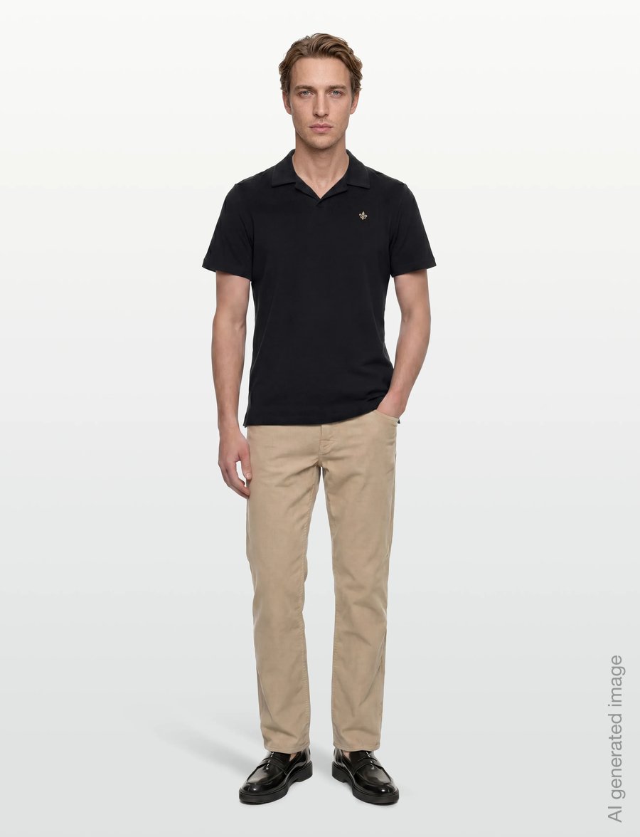 Morris - Delon Terry Shirt - lühikeste varrukatega polod - old blue - 0