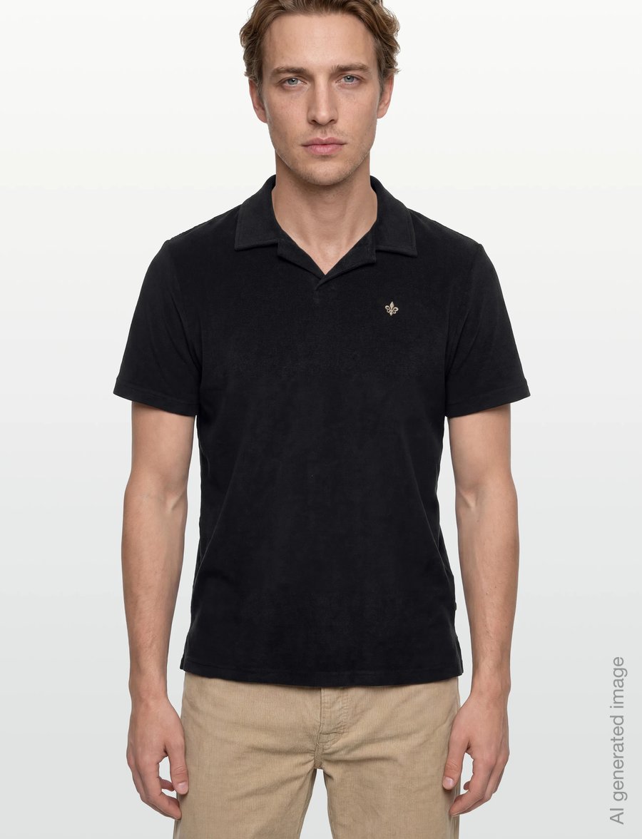Morris - Delon Terry Shirt - lühikeste varrukatega polod - old blue - 3