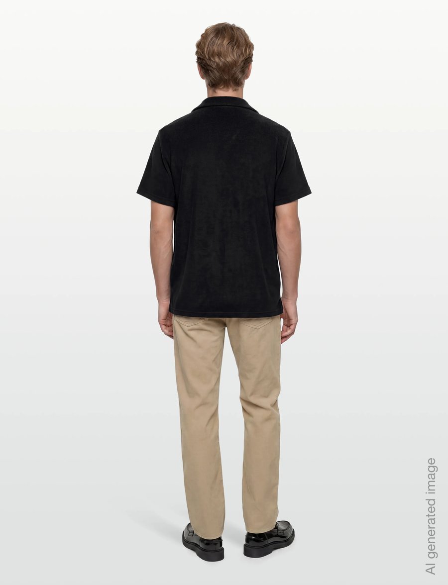 Morris - Delon Terry Shirt - lühikeste varrukatega polod - old blue - 4