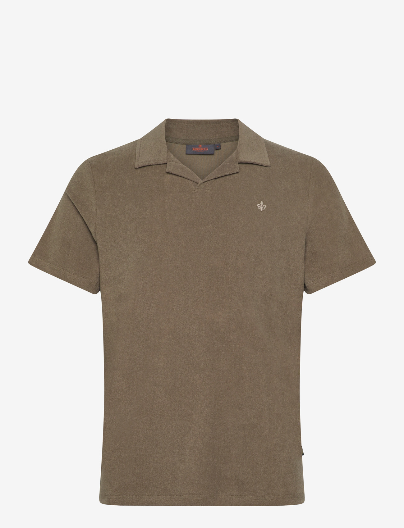 Morris - Delon Terry Shirt - kortærmede poloer - olive - 1