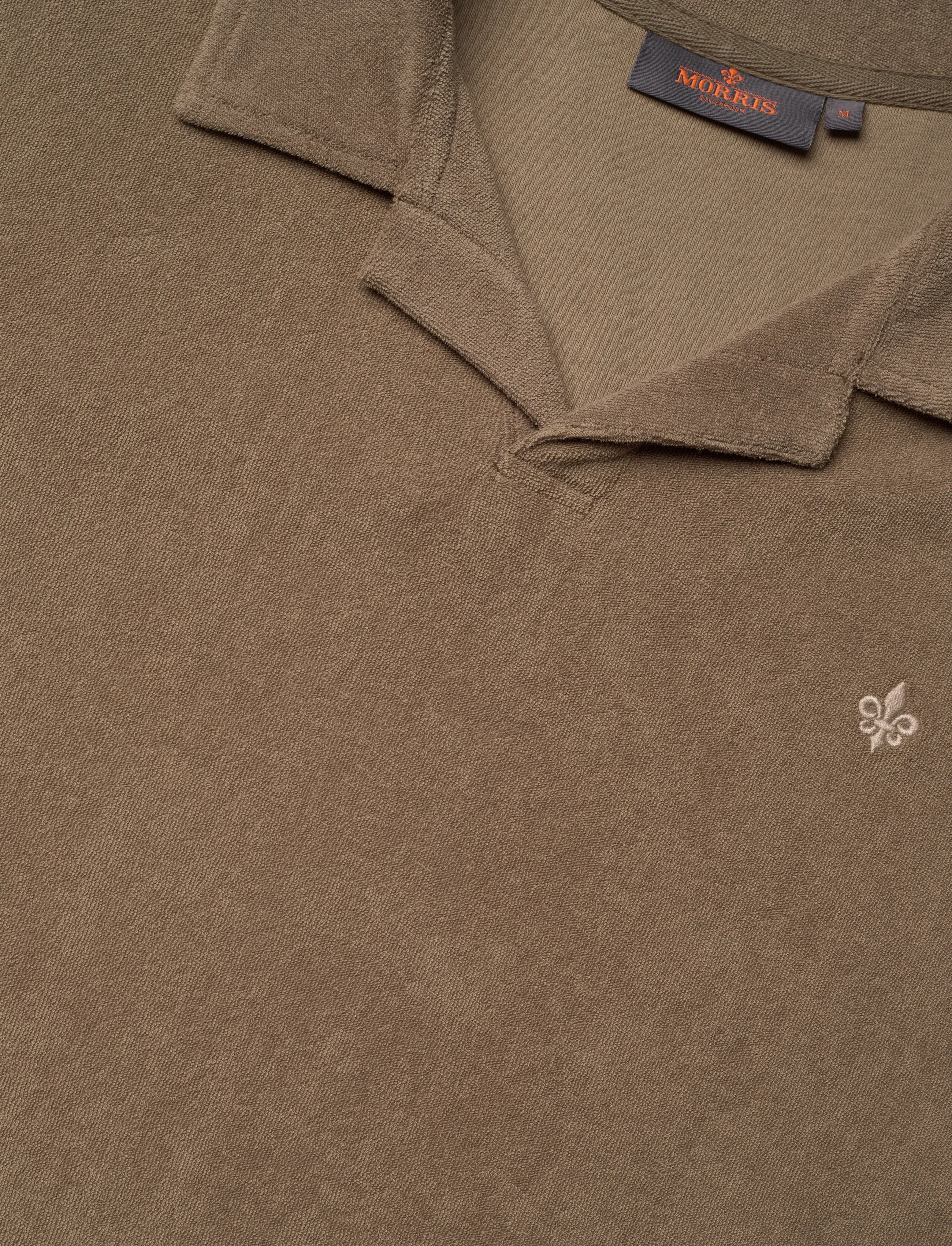 Morris - Delon Terry Shirt - lühikeste varrukatega polod - olive - 5