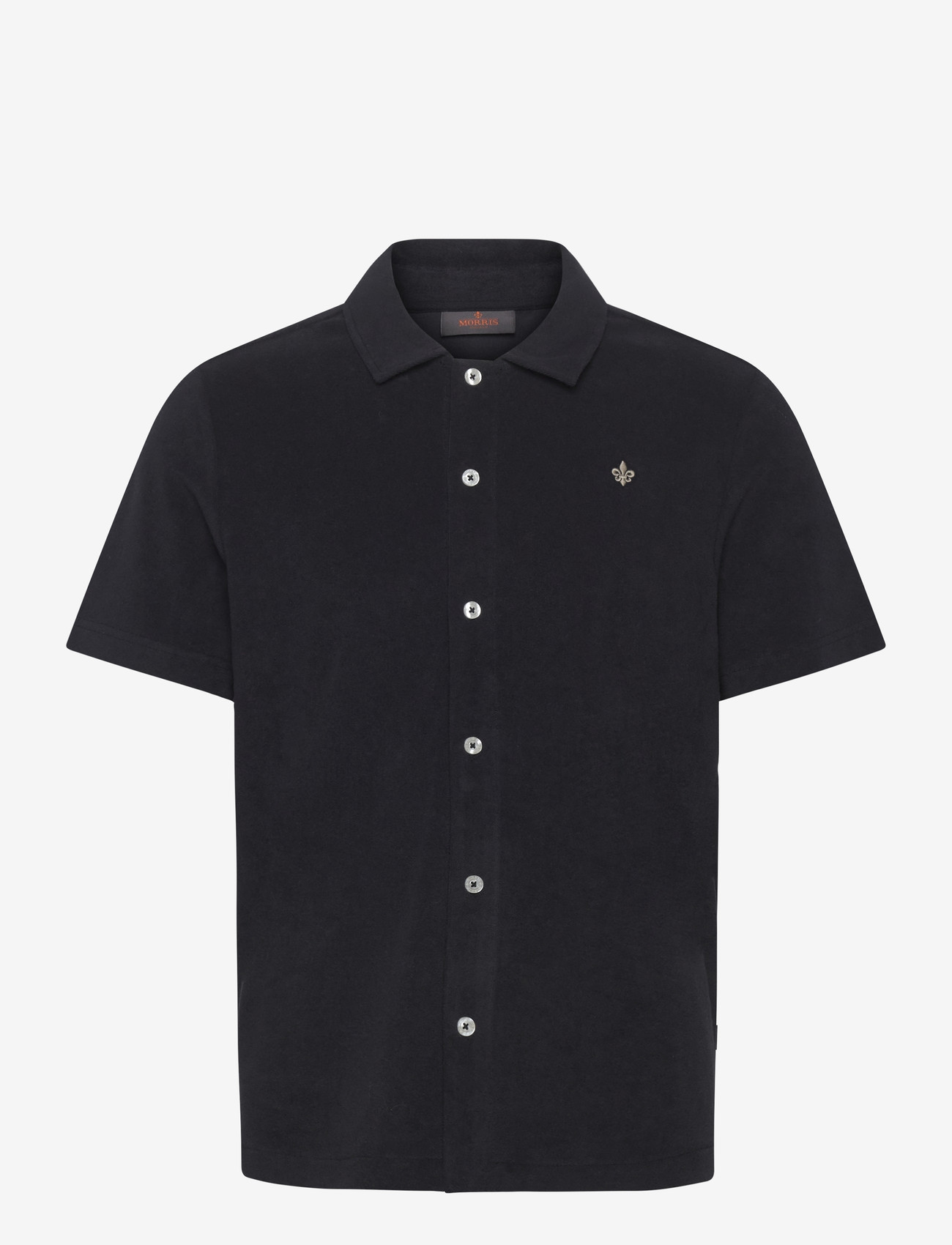 Morris - Lily Terry Shirt - kortærmede skjorter - old blue - 1