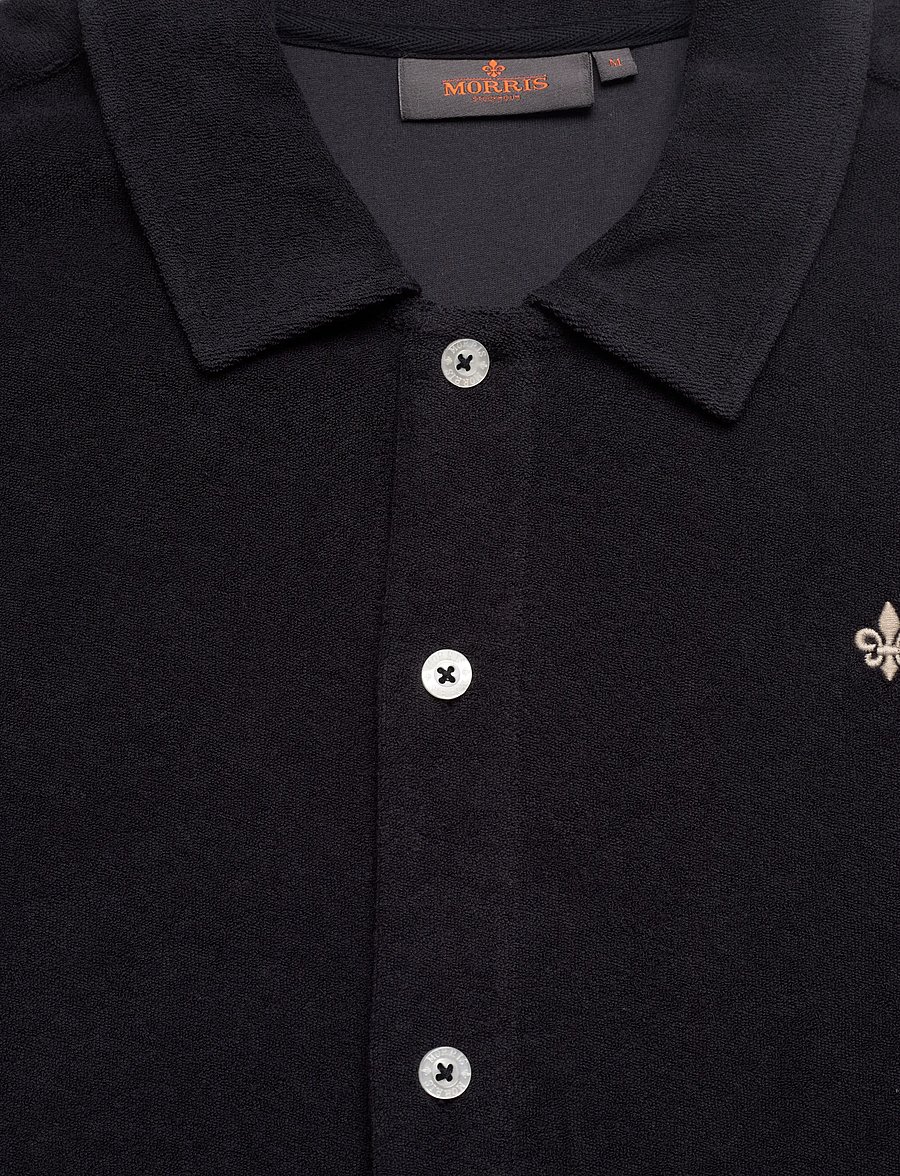 Morris - Lily Terry Shirt - lühikeste varrukatega särgid - old blue - 5