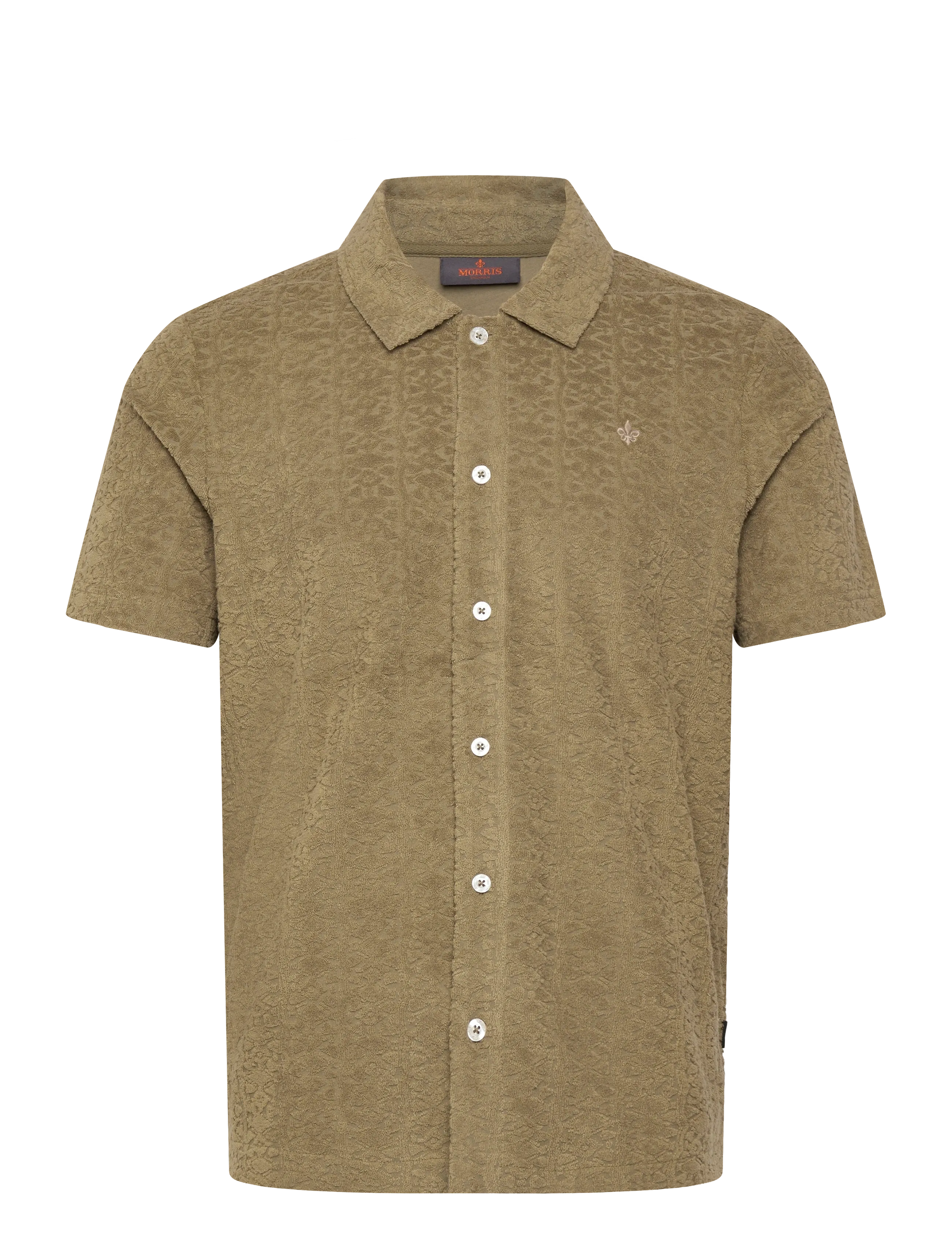 MORRIS Shellby Terry Shirt Khaki - L - Herren