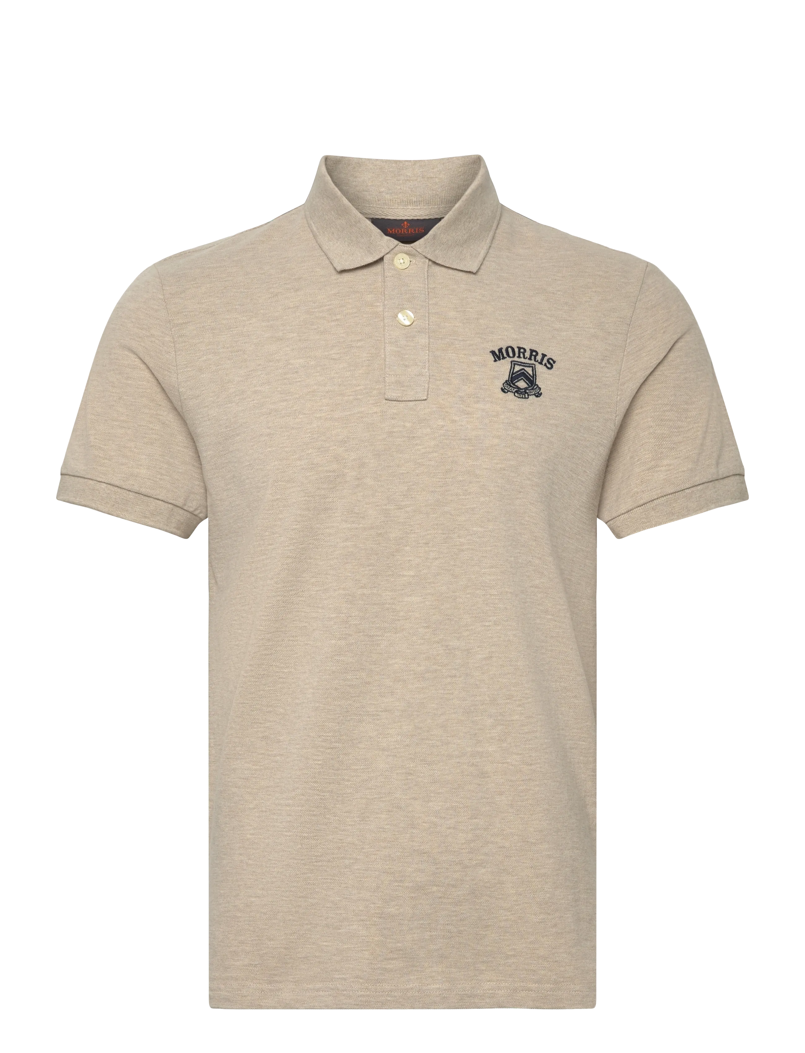 Morris Morris Piqué Shirt - Morris Stockholm - KHAKI / cream
