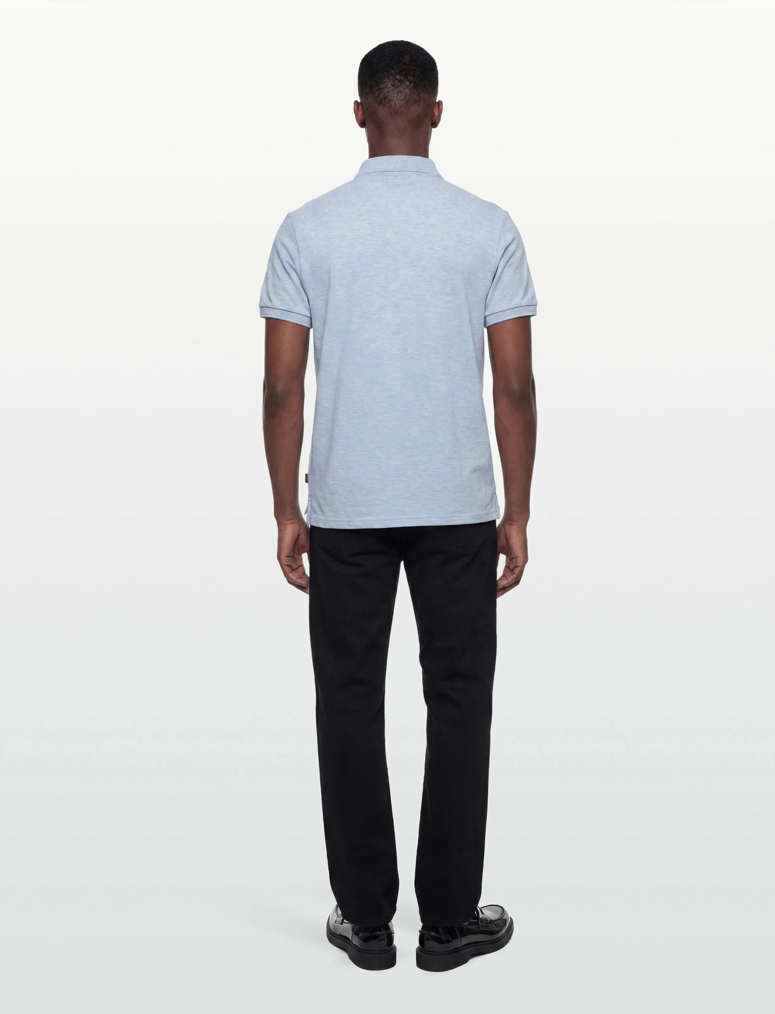 Morris - Morris Piqué Shirt - kurzärmelig - light blue - 4