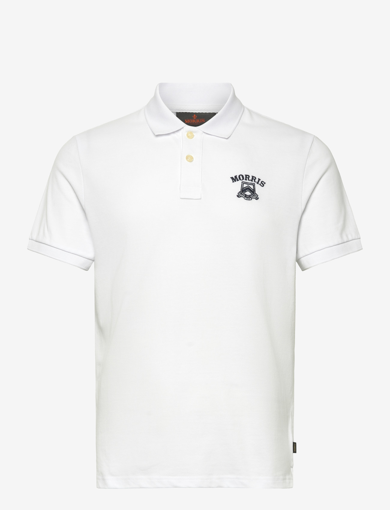 Morris - Morris Piqué Shirt - kortærmede poloer - white - 0