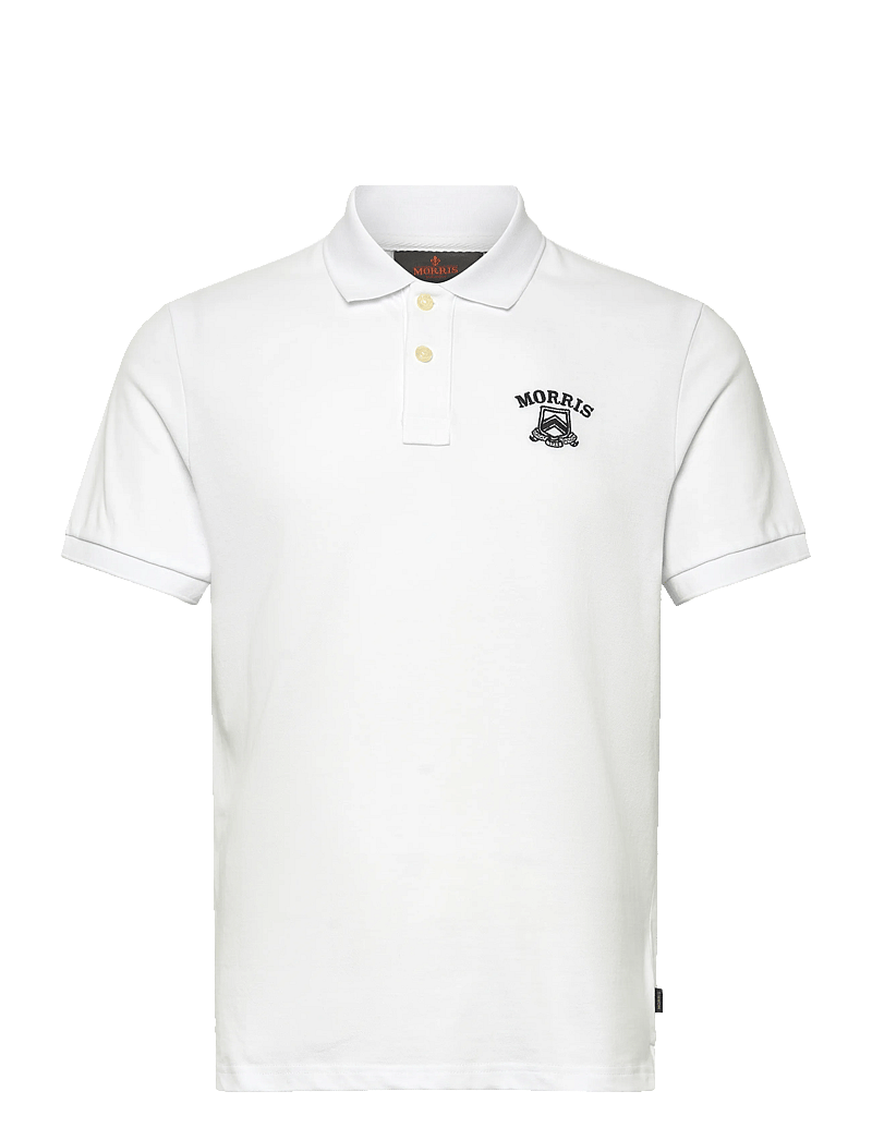 Morris - Morris Piqué Shirt - kortærmede poloer - white - 0