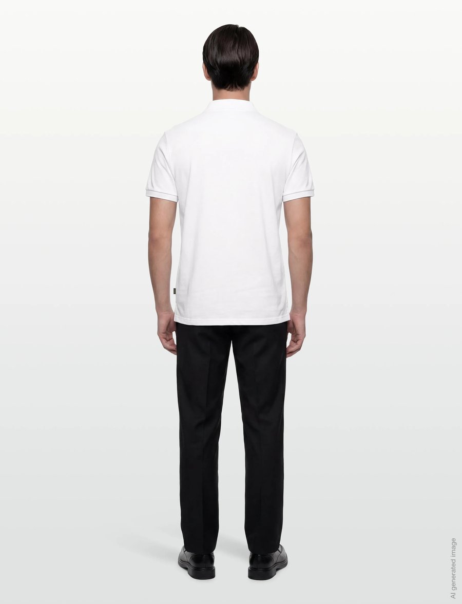 Morris - Morris Piqué Shirt - kurzärmelig - white - 4