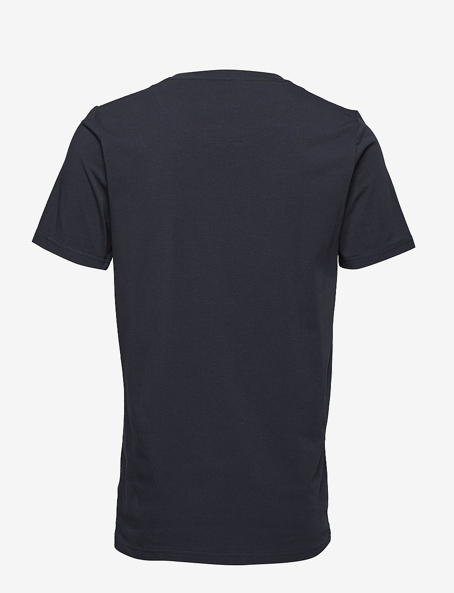 Morris - James Tee - kortärmade t-shirts - old blue - 1