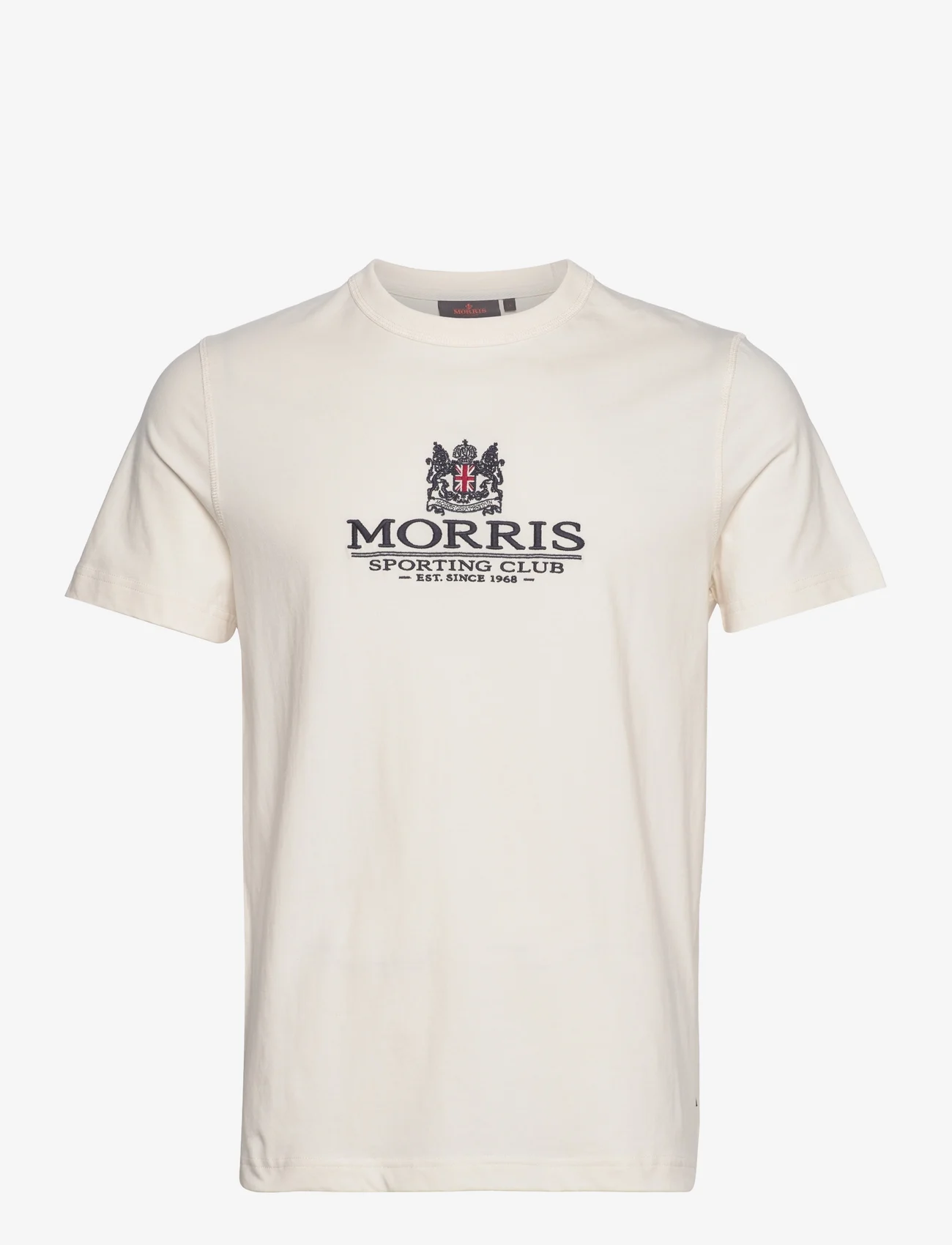 Morris - Trevor Tee - kortärmade t-shirts - off white - 0