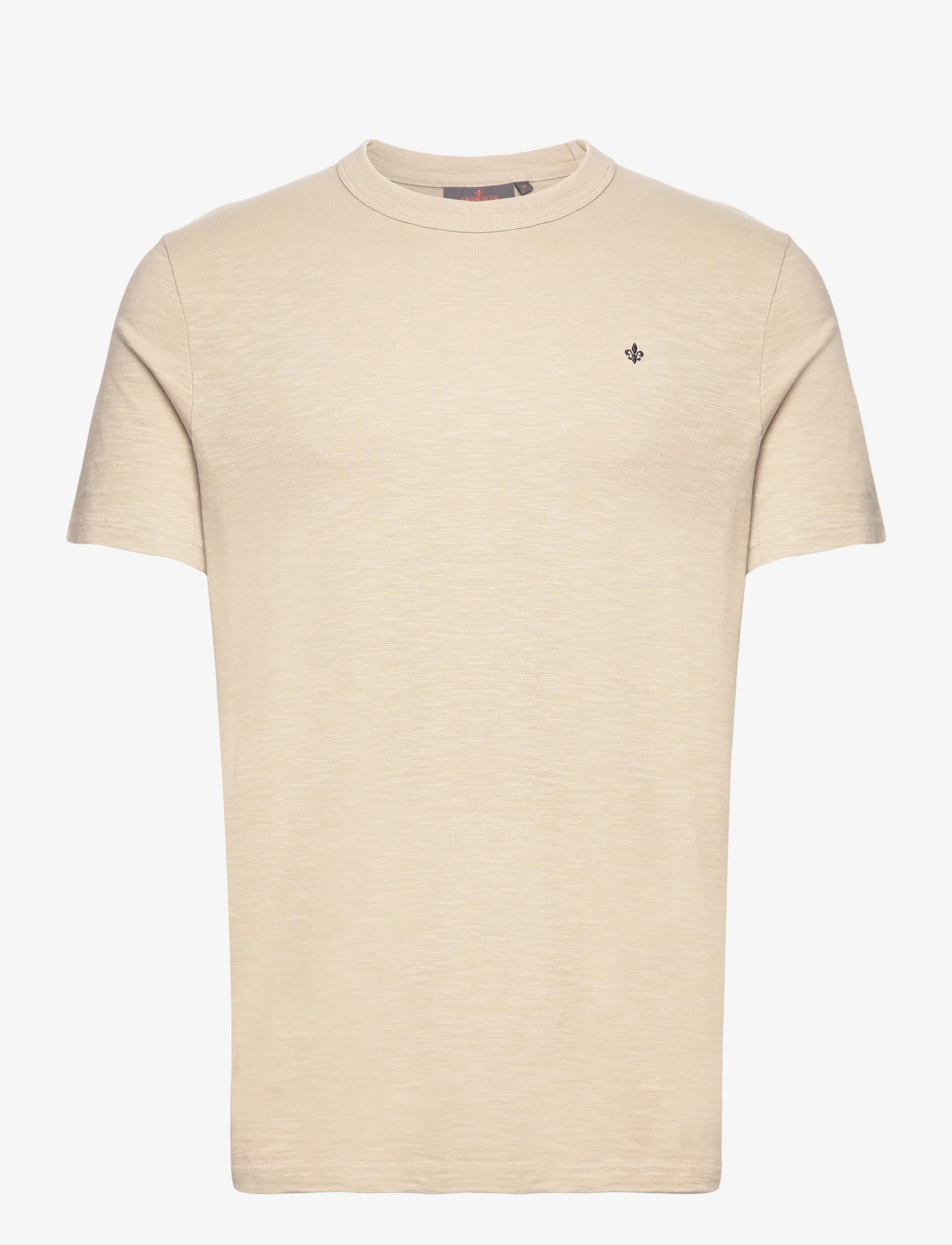 Morris - Watson Slub Tee - basic t-shirts - khaki - 0