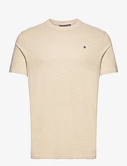 Morris - Watson Slub Tee - basic t-shirts - khaki - 0