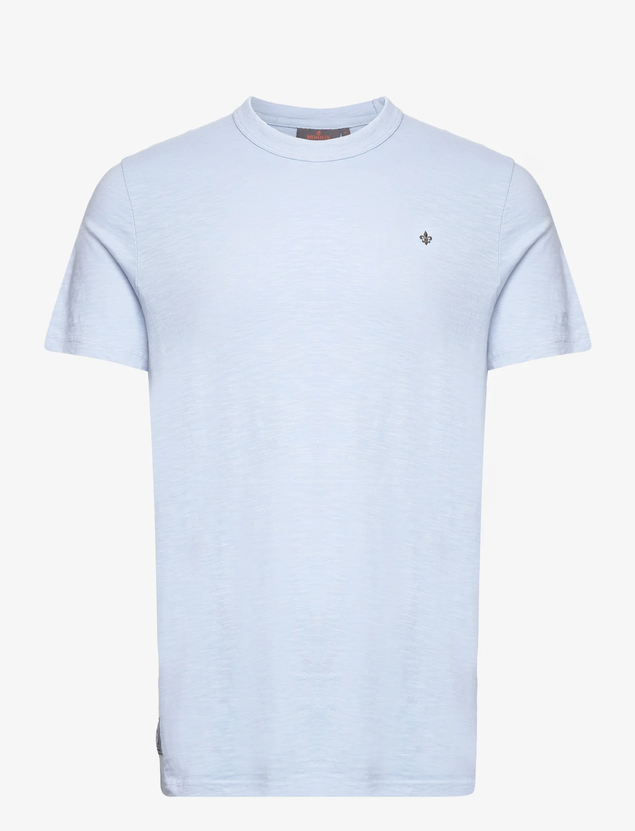 Morris - Watson Slub Tee - basic t-shirts - light blue - 0