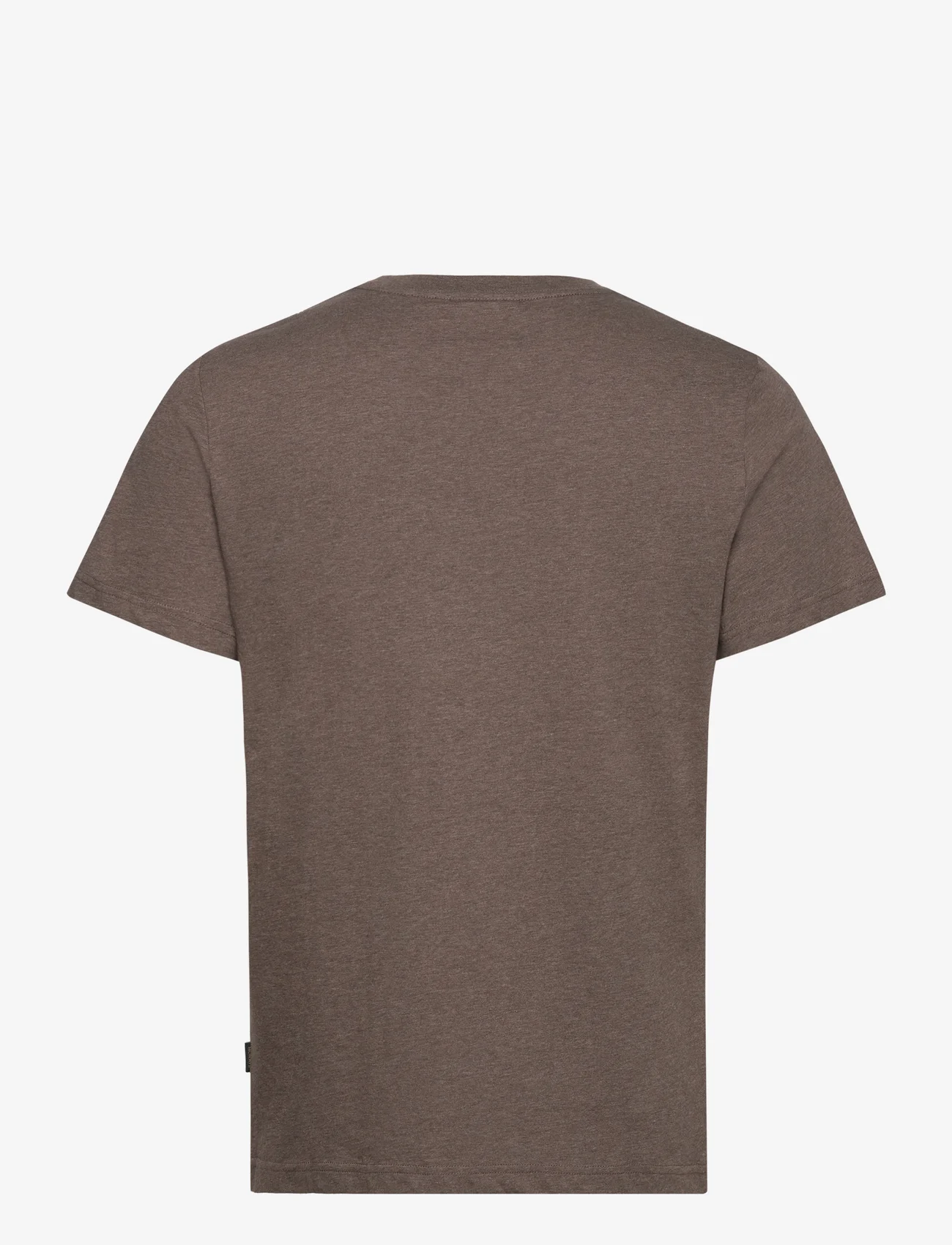 Morris - Cobham Tee - basic t-shirts - brown - 1
