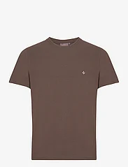 Morris - James Tee - basic t-shirts - brown - 0