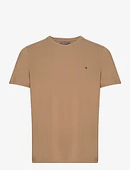 Morris - James Tee - basic t-shirts - camel - 0