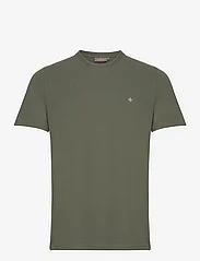 Morris - James Tee - basic t-shirts - dark olive - 0