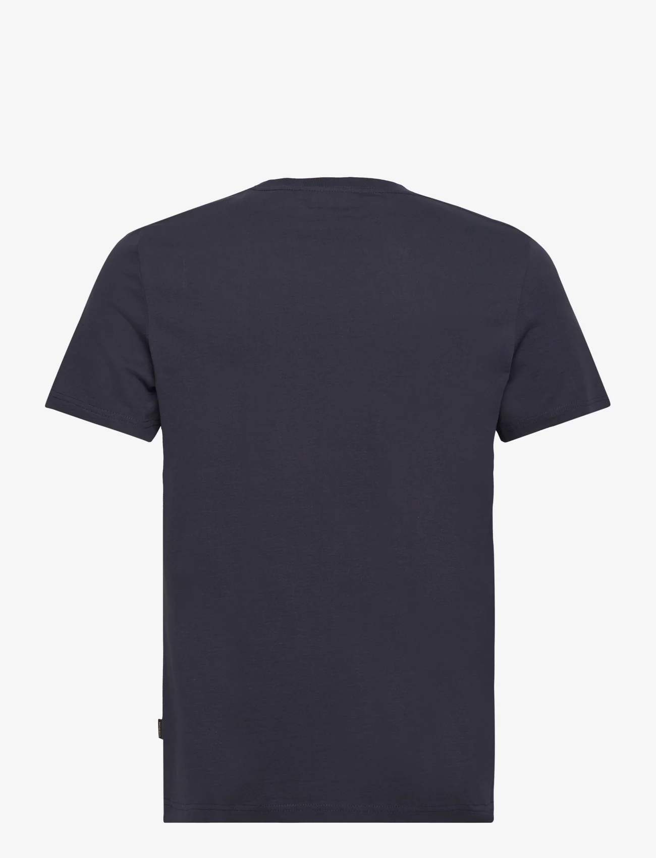 Morris - Crew Tee - kortærmede t-shirts - old blue - 1