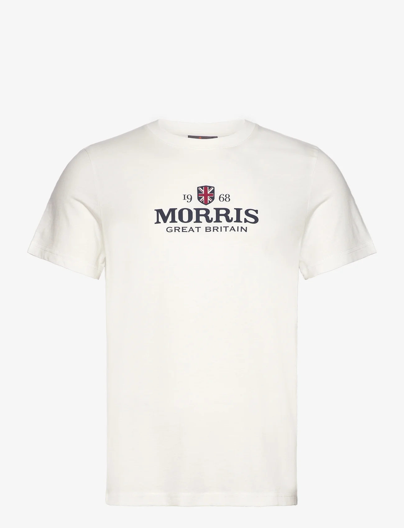 Morris - Jersey Tee - short-sleeved t-shirts - off white - 0