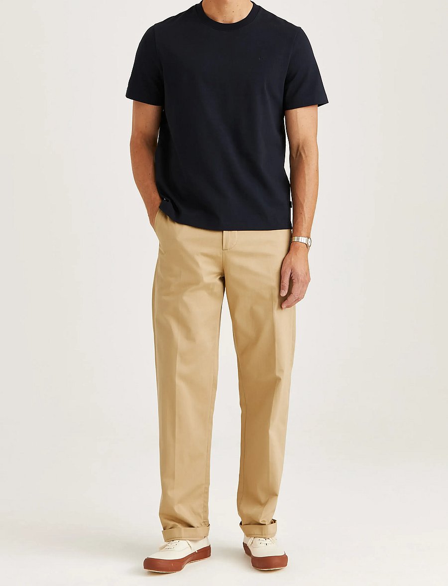 Morris - Blake Heavyweight Crew Neck T-Shirt - kurzärmelige t-shirts - old blue - 3