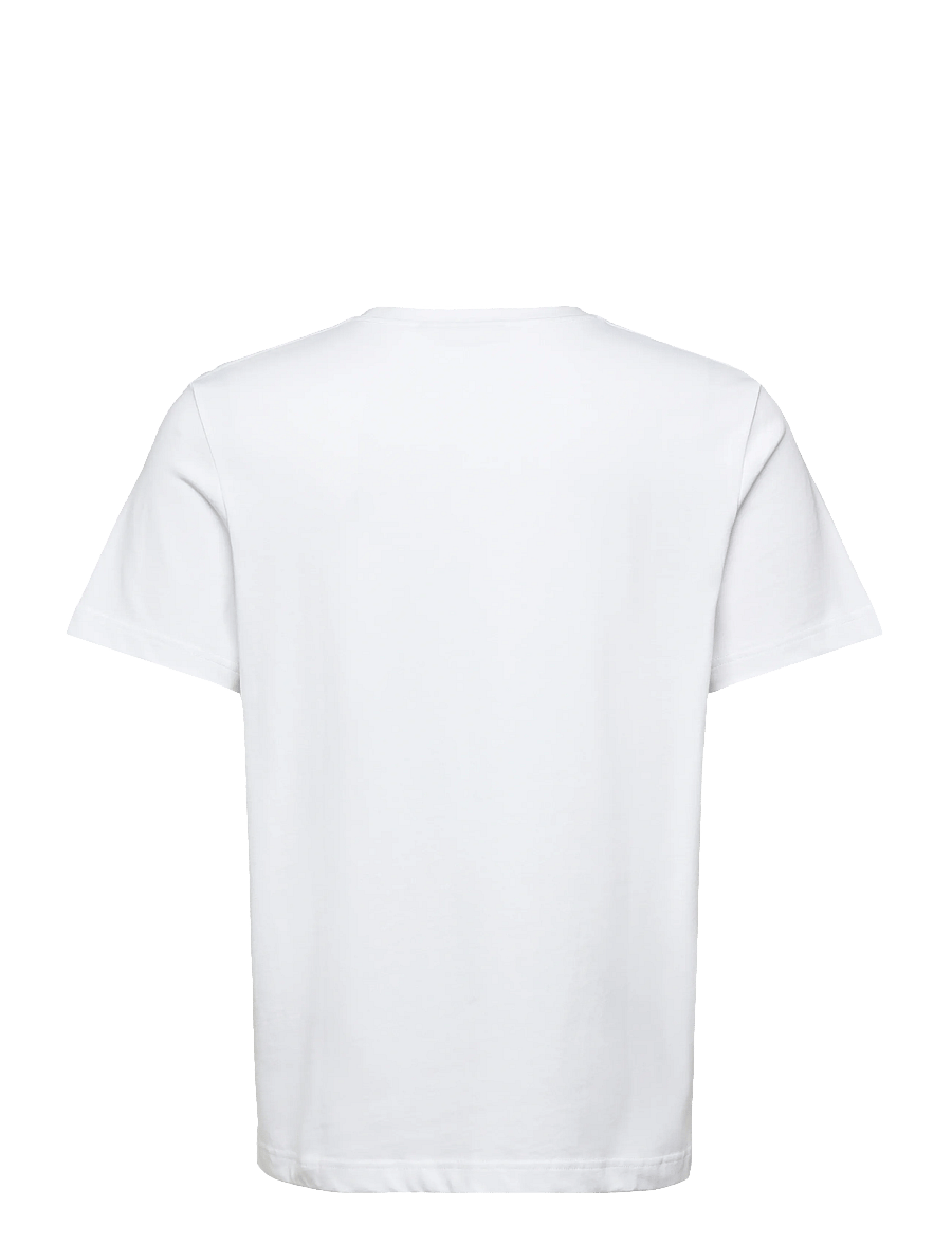 Morris - Blake Heavyweight Crew Neck T-Shirt - kortärmade t-shirts - white - 2