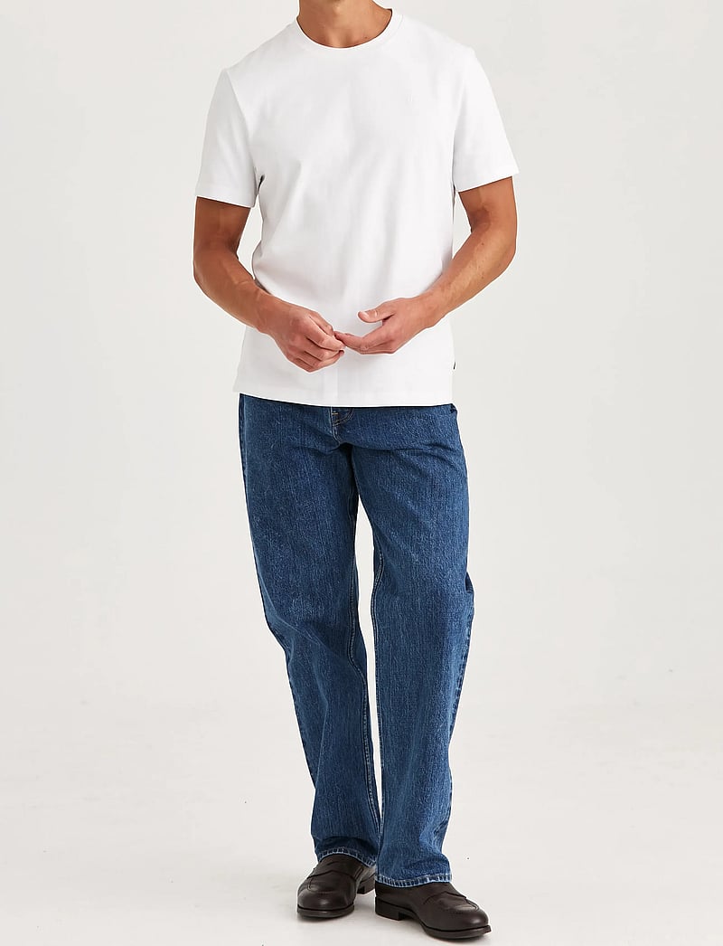 Morris - Blake Tee - kortærmede t-shirts - white - 3