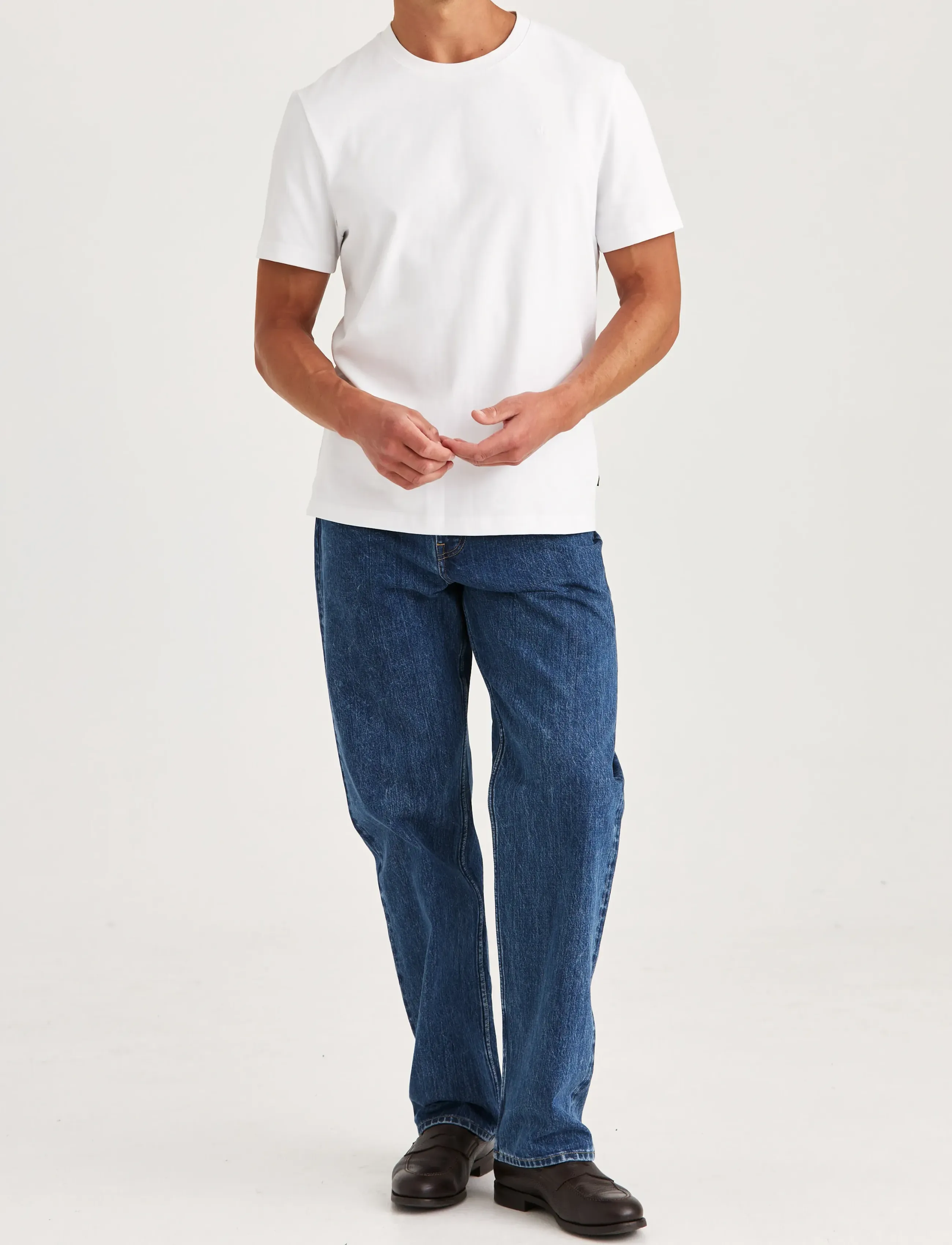 Morris - Blake Tee - kortærmede t-shirts - white - 3