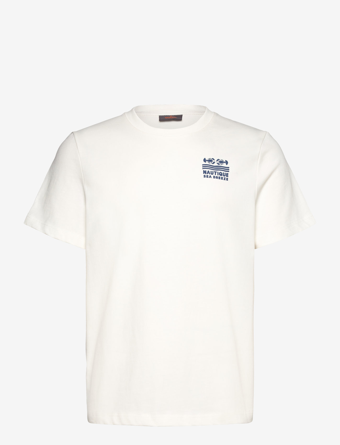 Morris - Seaton Mixed Tee - herbstliche kleidung - white - 0