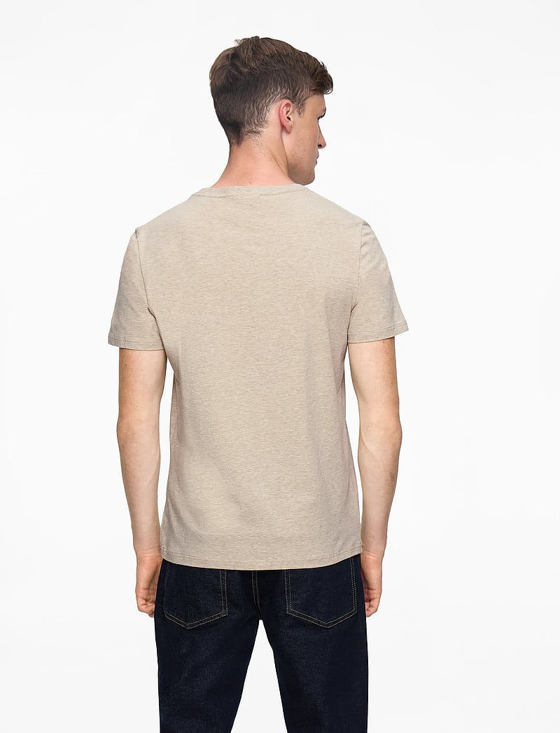 Morris - James Tee - kortärmade t-shirts - khaki - 4