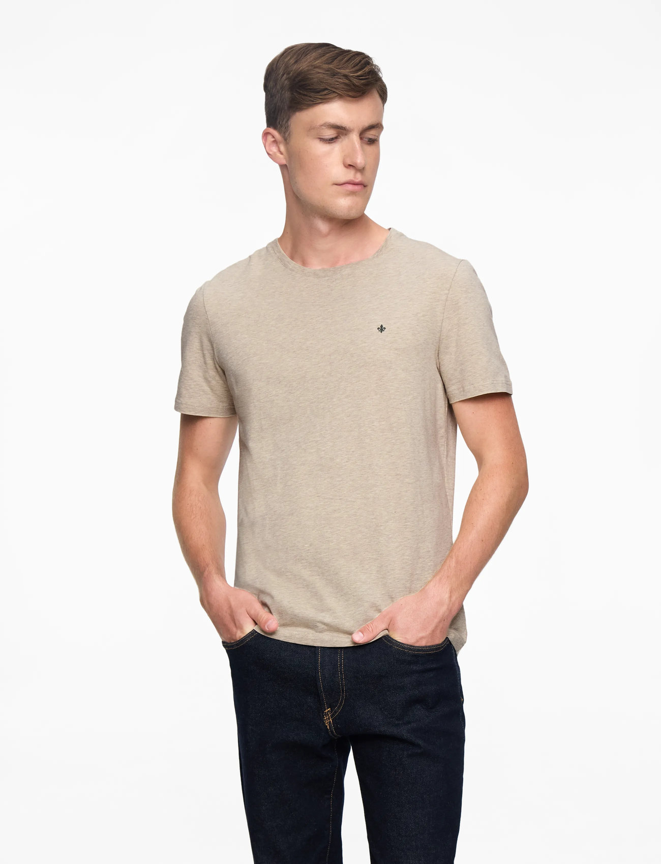 Morris - James Tee - efterårstøj - khaki - 4
