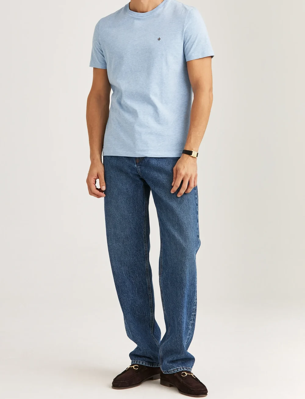 Morris - James Tee - t-shirts - light blue - 3