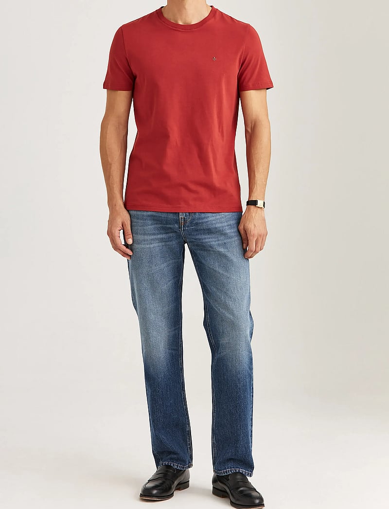 Morris - James Tee - kortärmade t-shirts - red - 3