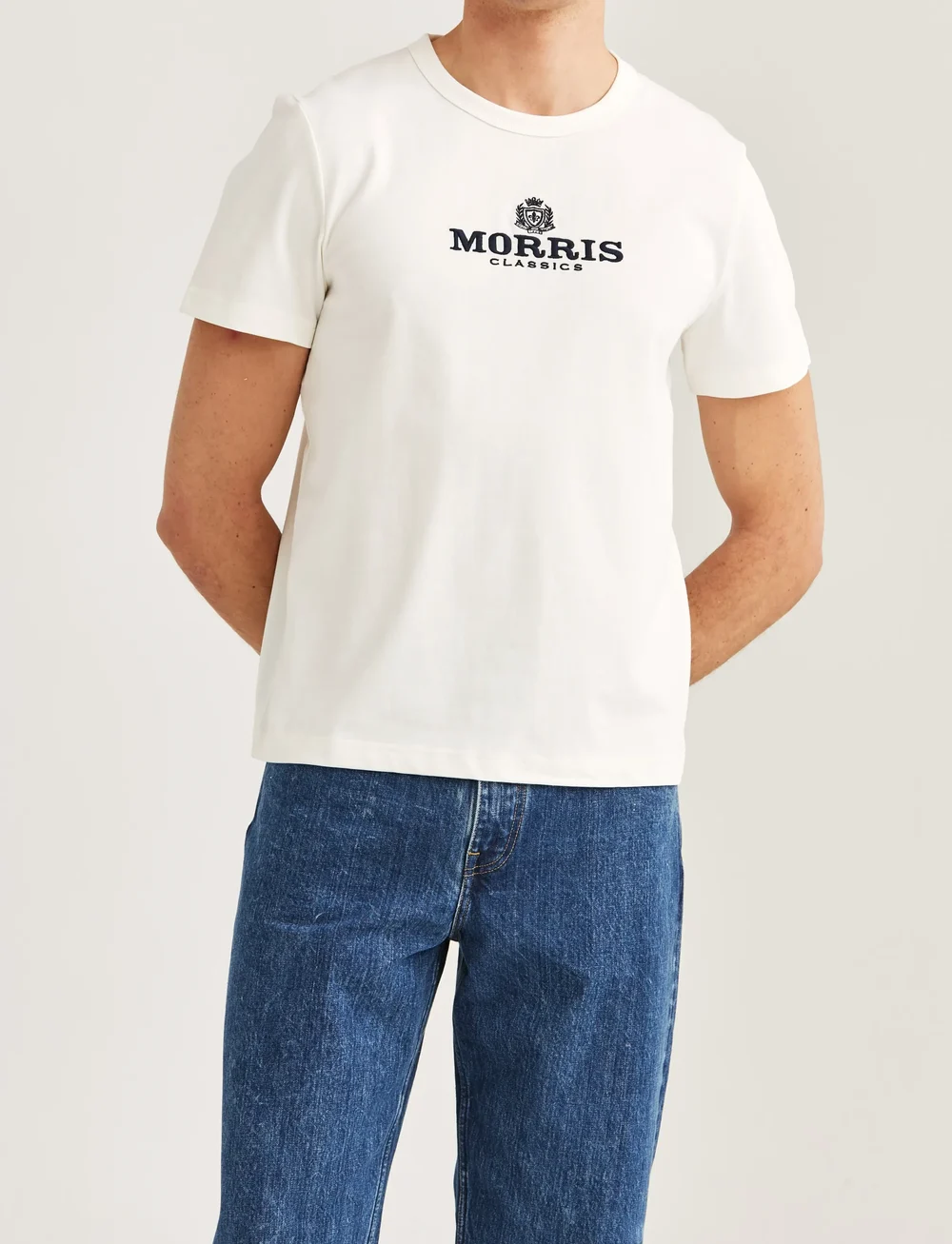 Morris - Brian Tee - kortærmede t-shirts - off white - 0