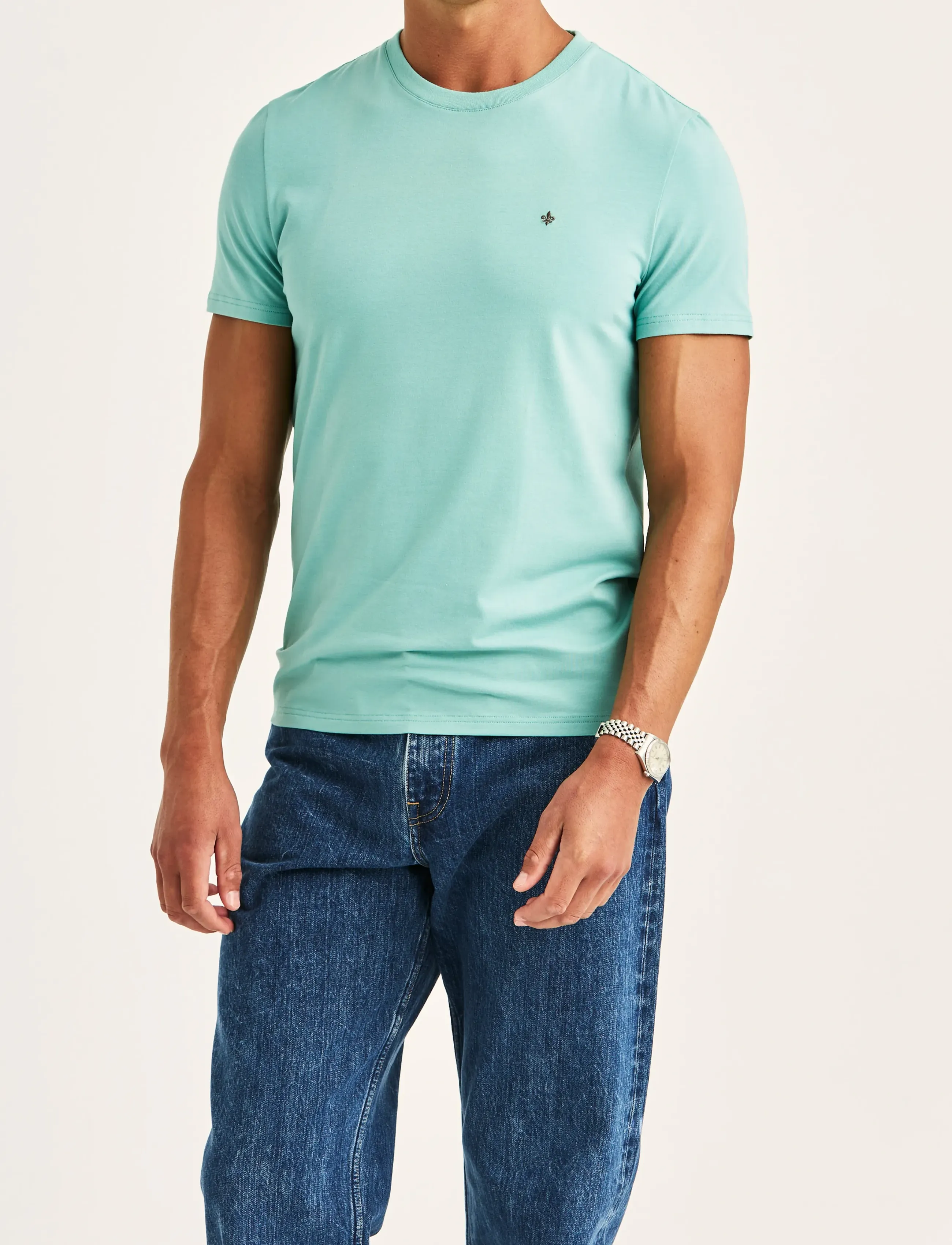 Morris James Tee, XS, Green, T-Shirts > Kortærmede, Herre