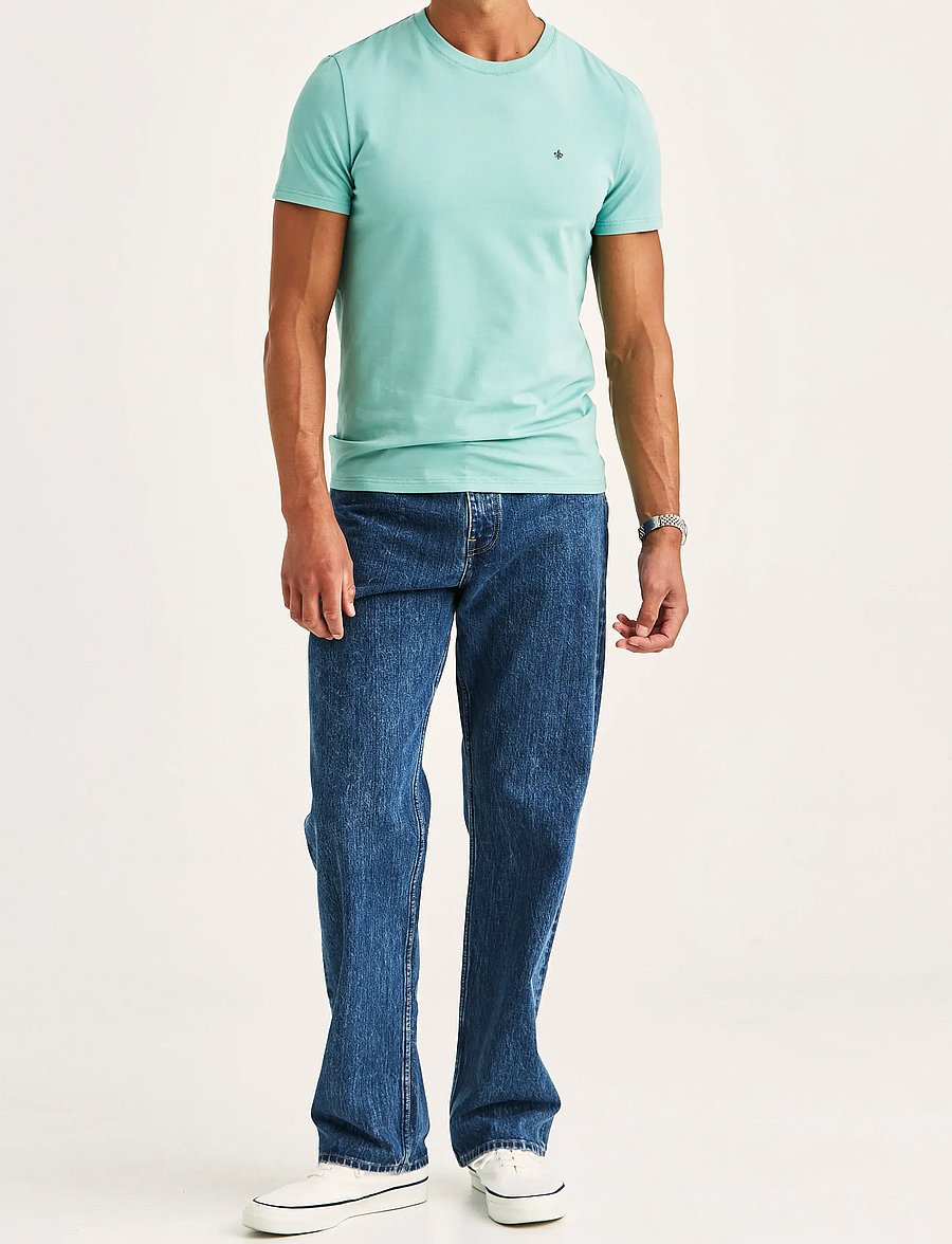 Morris - James Tee - kortärmade t-shirts - green - 3