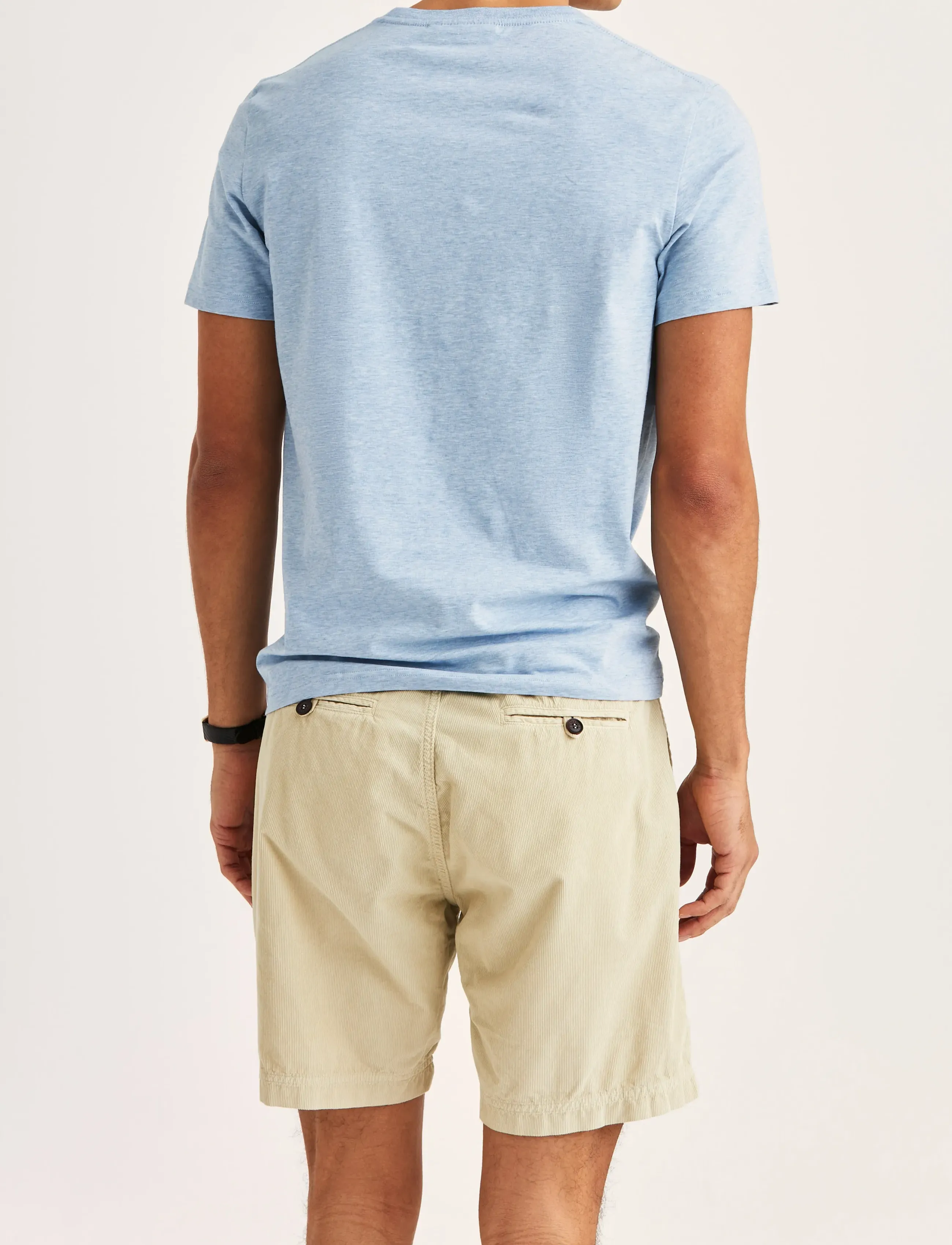 Morris - James Tee - kurzärmelige t-shirts - light blue - 4