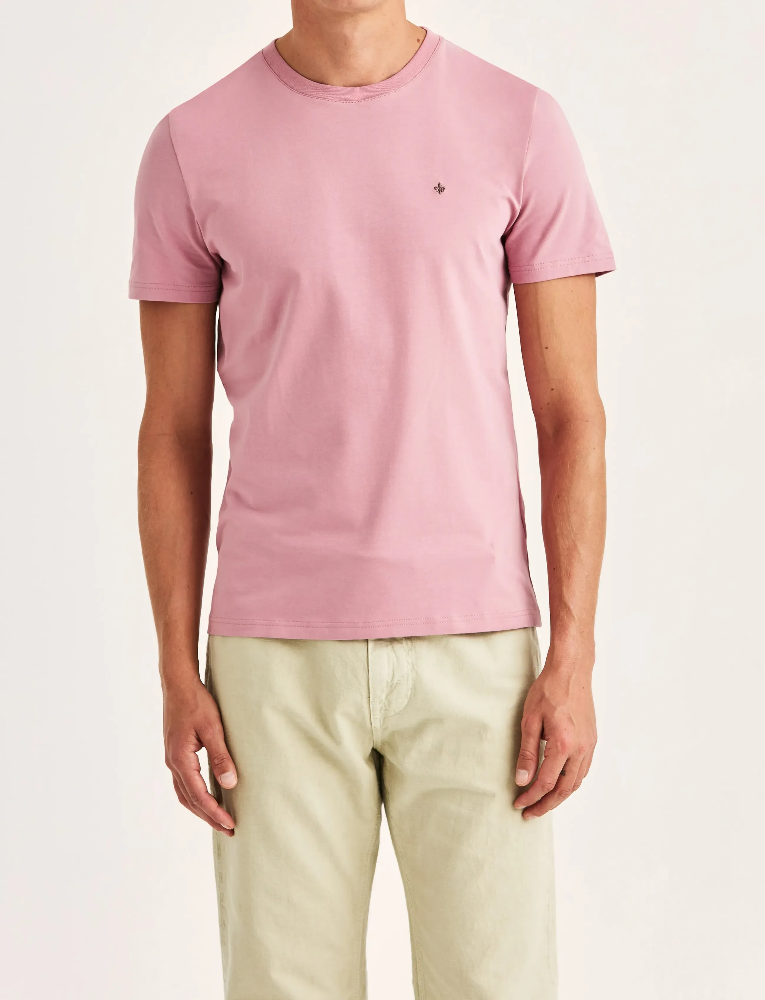 Morris James Tee - Tøj - PINK / pink/rose