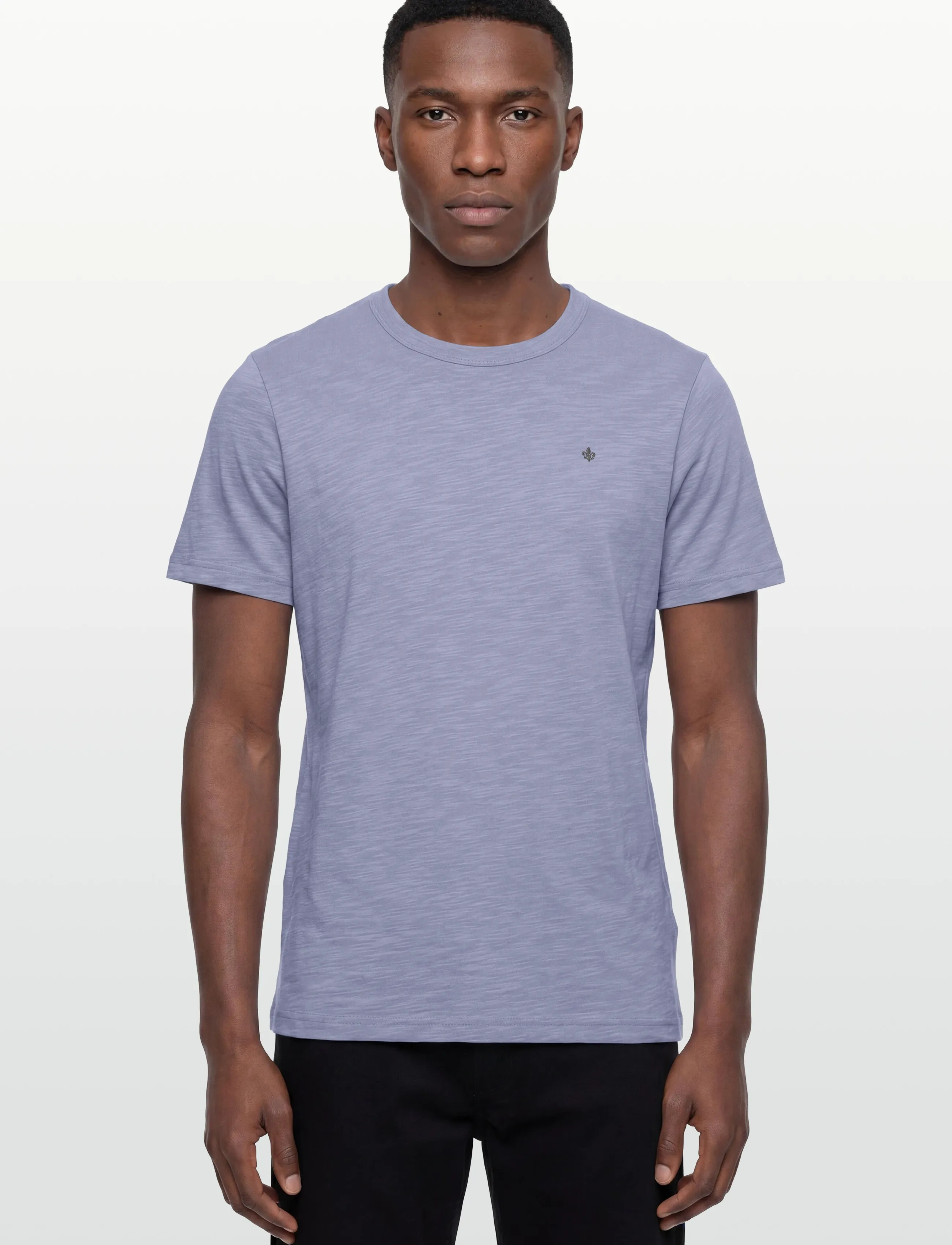 Morris - Watson Slub Tee - stutterma bolir - blue - 3