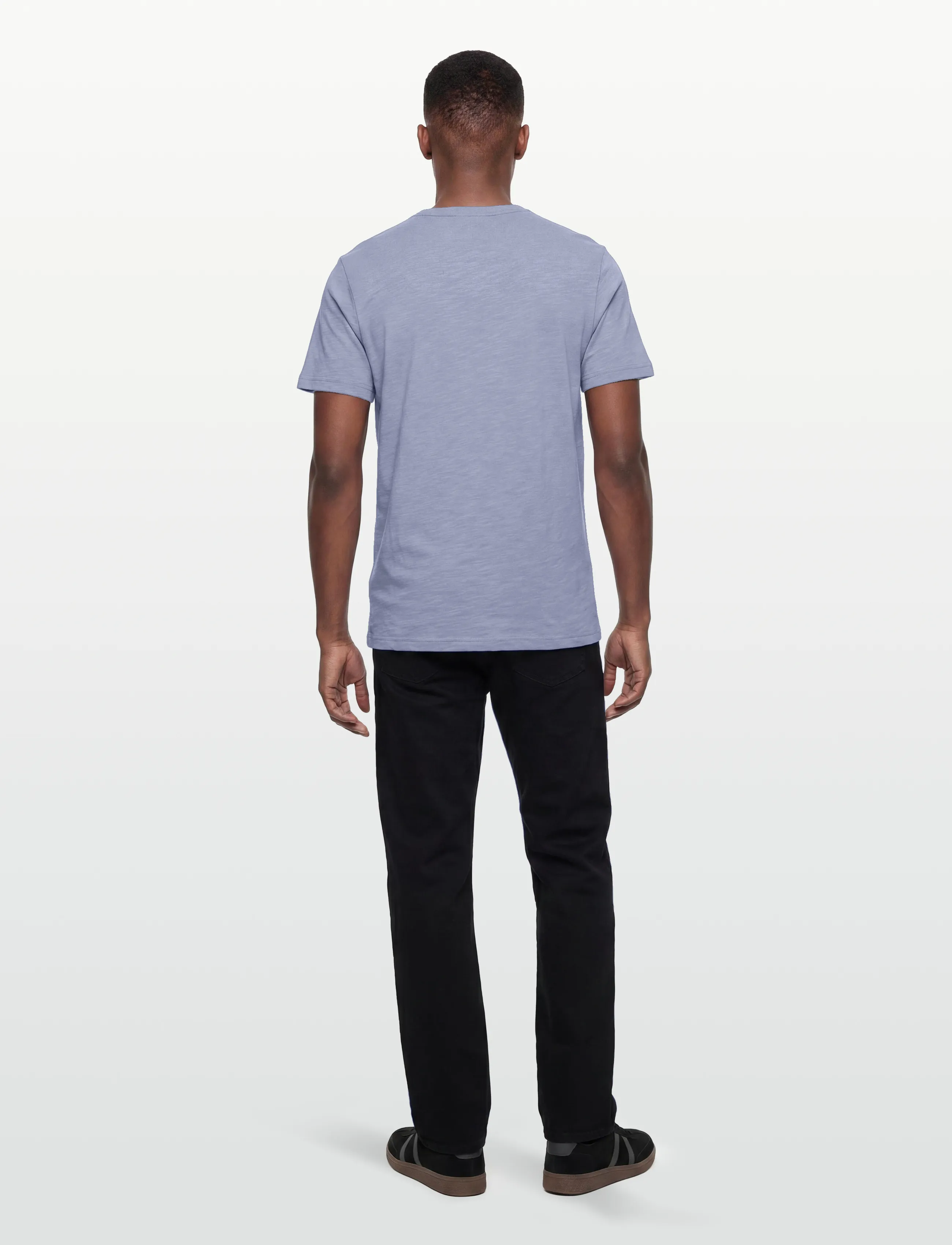 Morris - Watson Slub Tee - stutterma bolir - blue - 4