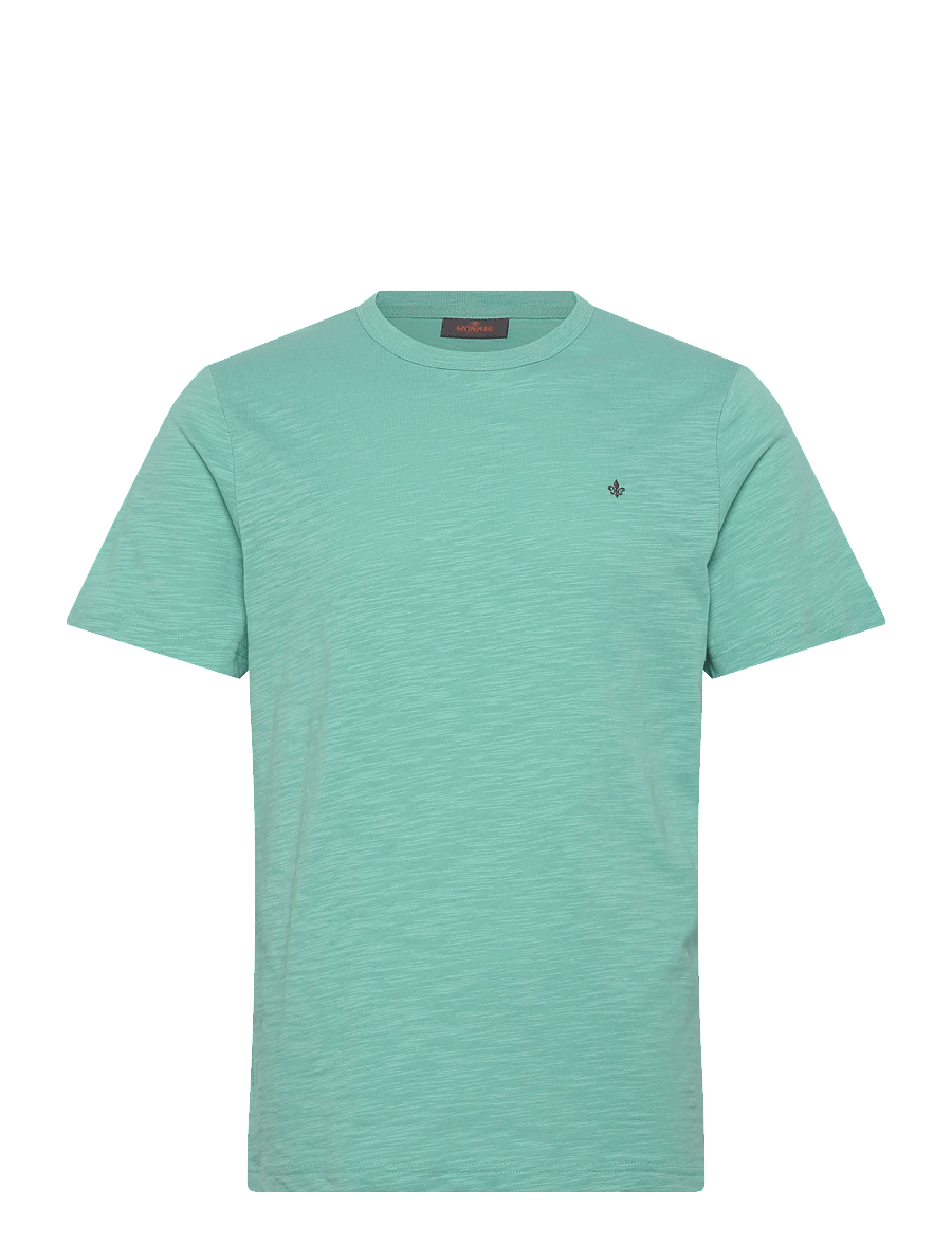 Morris - Watson Slub Tee - kortärmade t-shirts - green - 1