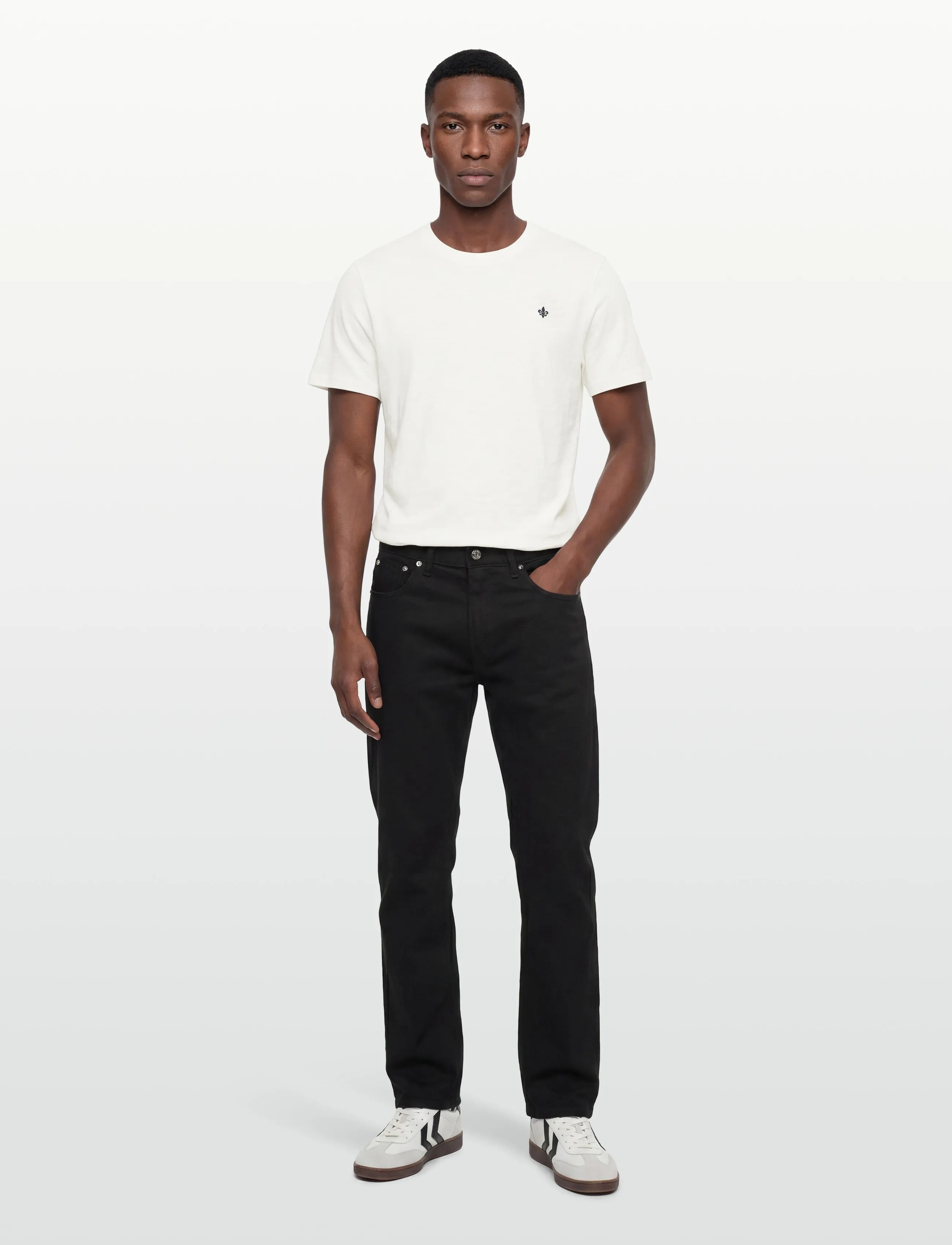 Morris Watson Slub Tee - Today's Super Deals - OFF WHITE / cream