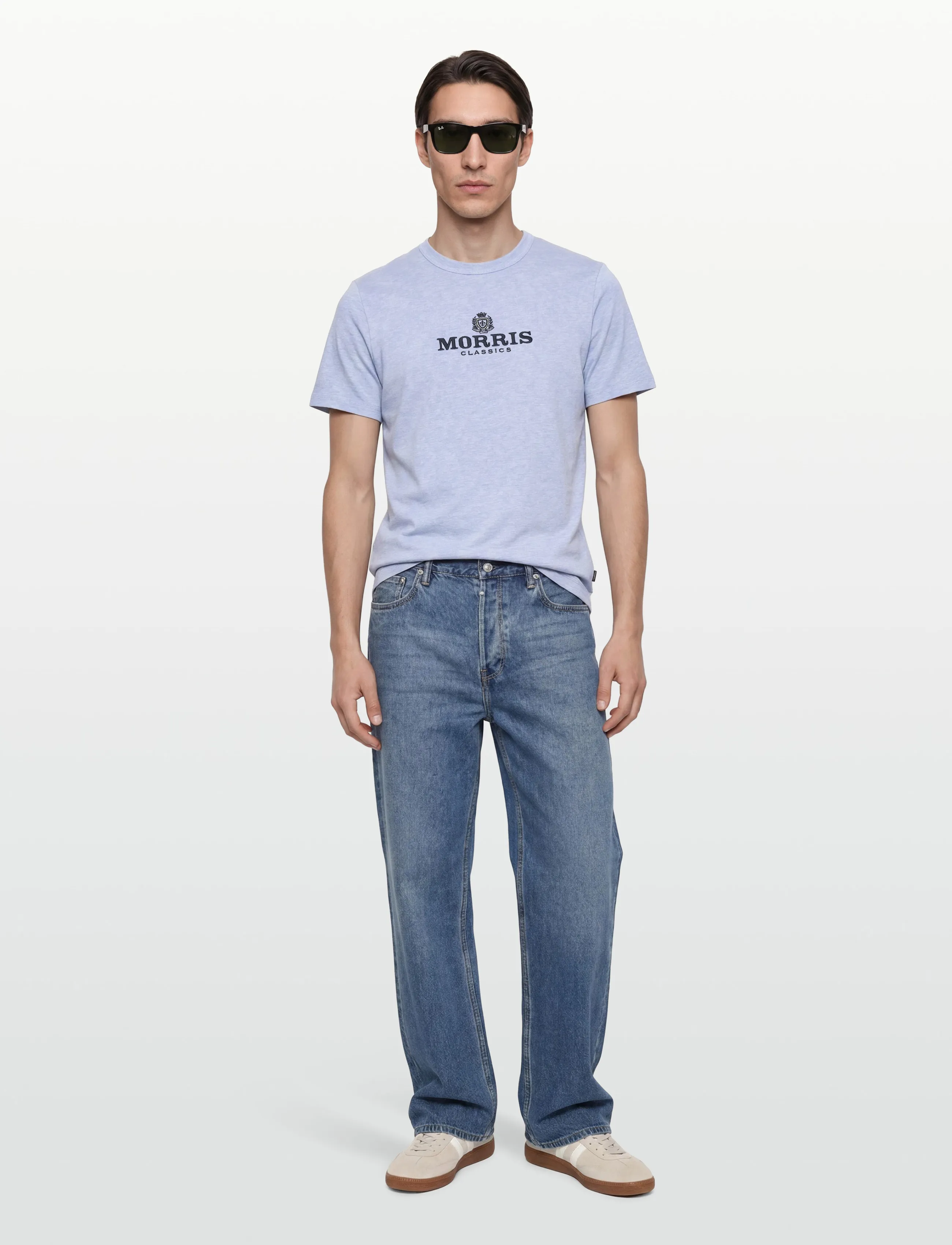 Morris Brian Tee, XS, Blue, T-Shirts > Kortærmede, Herre