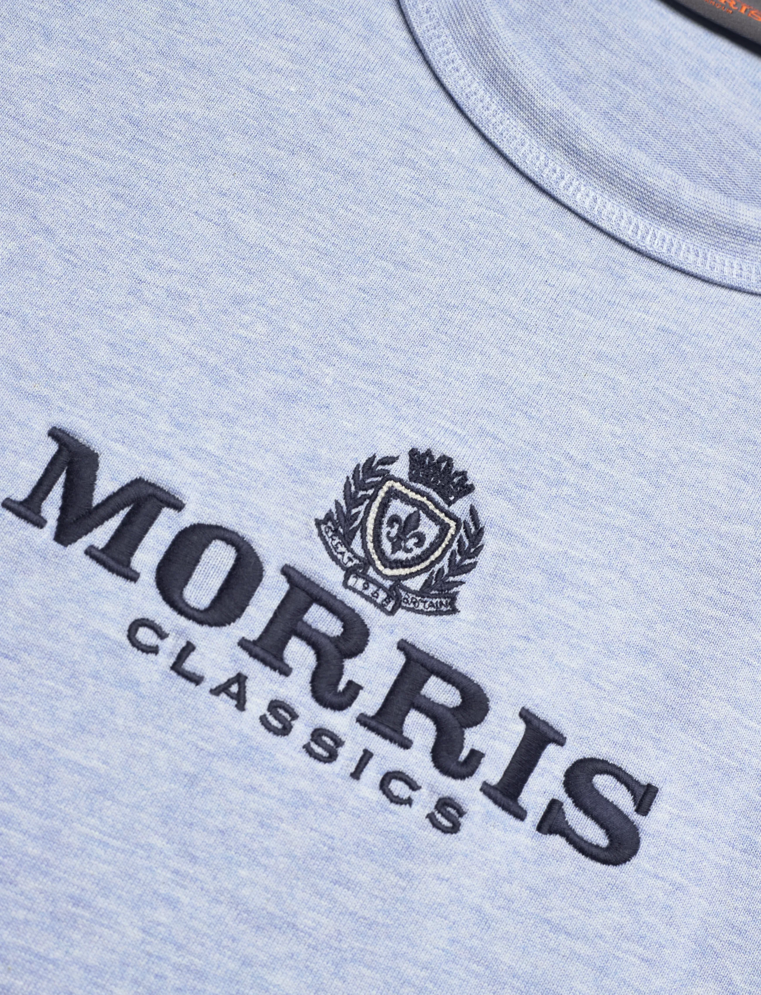 Morris - Brian Tee - kortärmade t-shirts - blue - 5