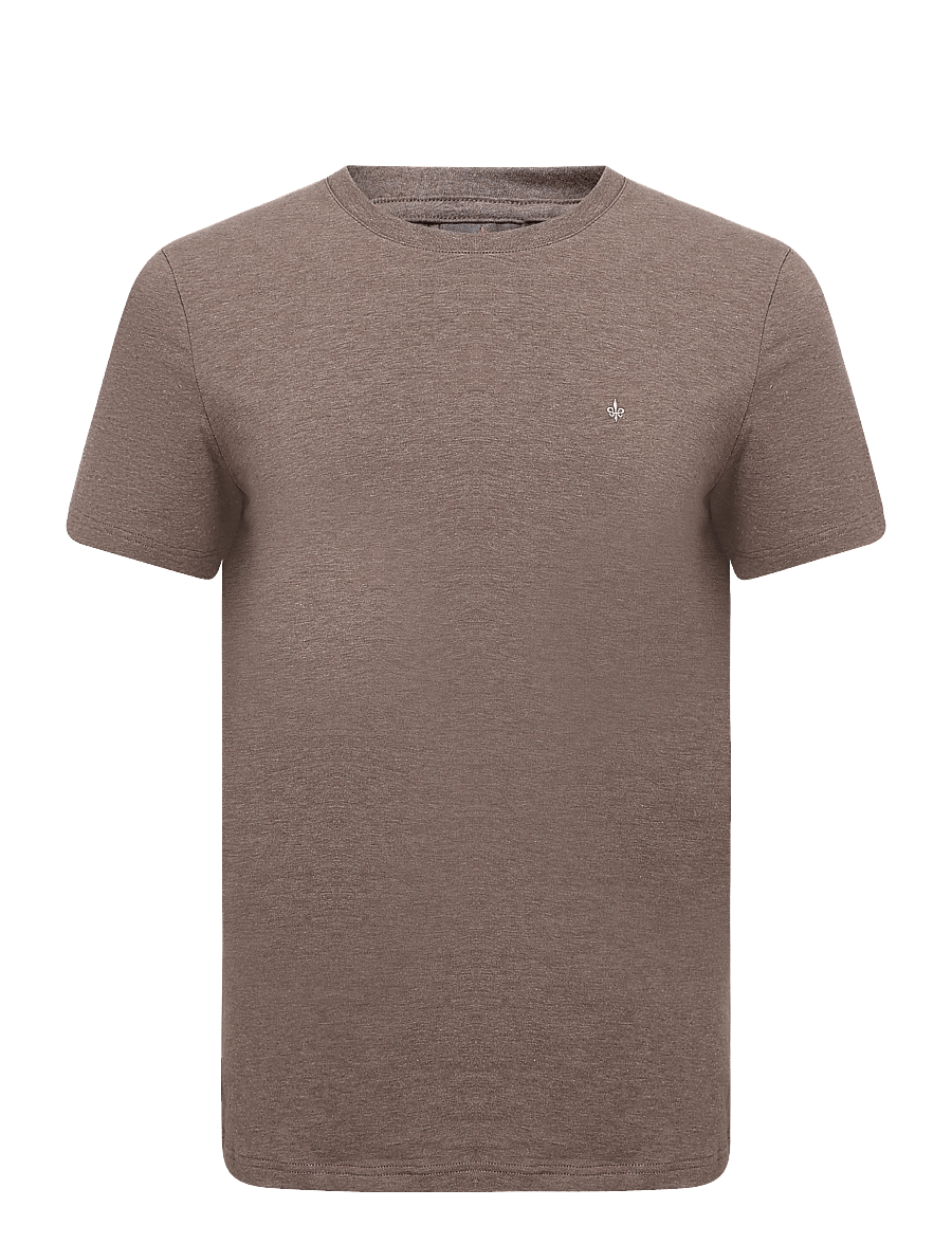 Morris - James Tee - short-sleeved t-shirts - brown - 1