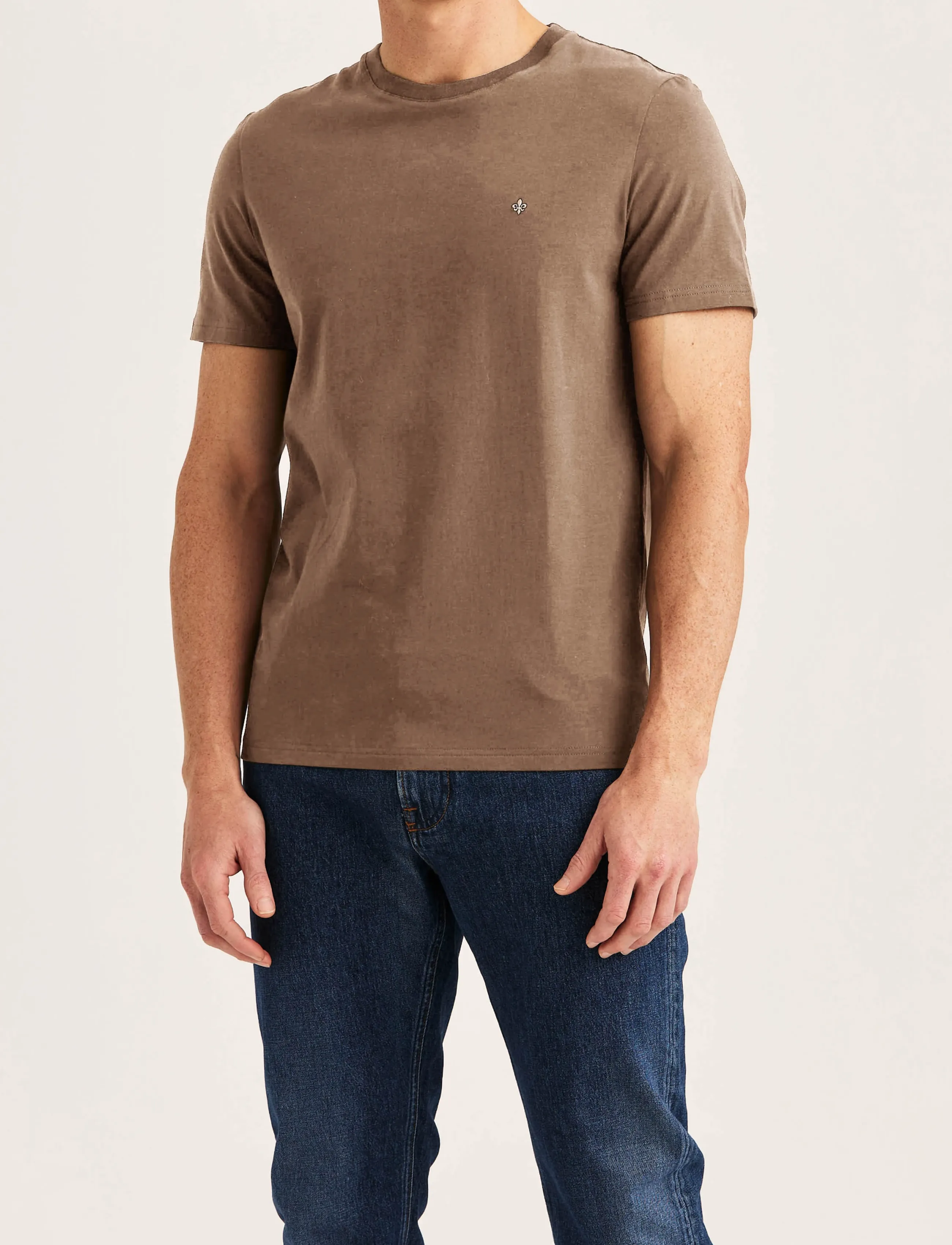 Morris James Tee - Morris Stockholm - BROWN / brown