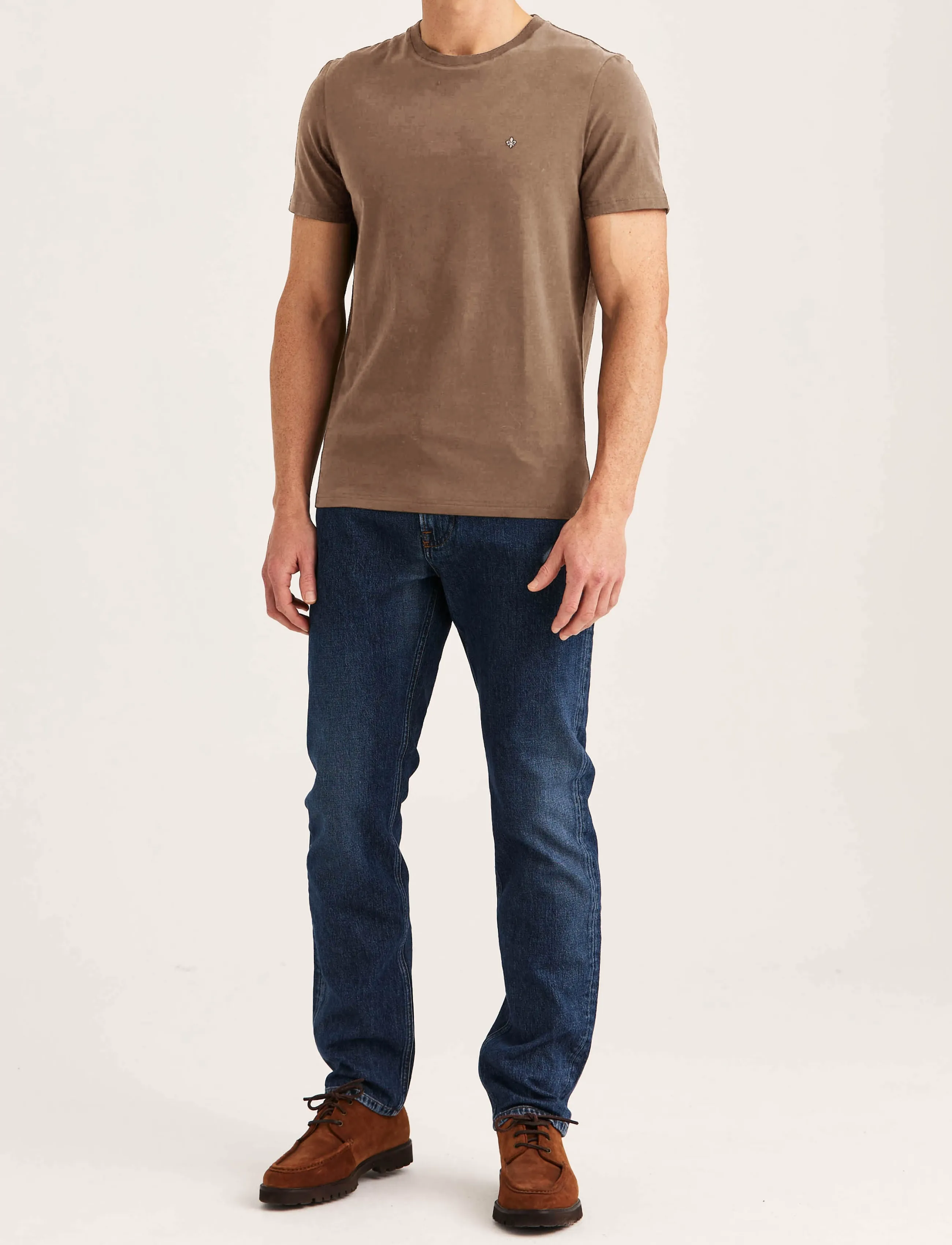 Morris - James Tee - short-sleeved t-shirts - brown - 3