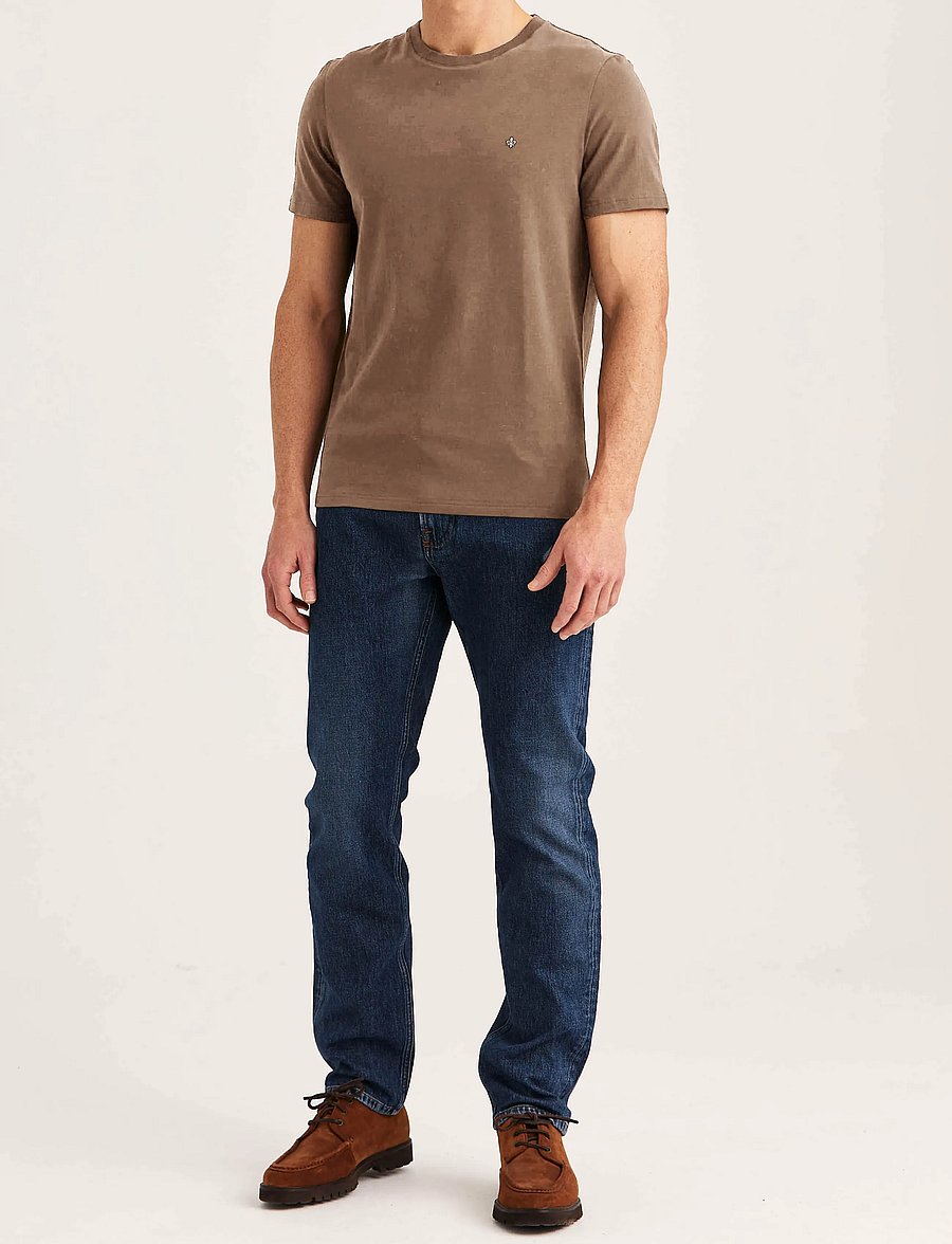 Morris - James Tee - short-sleeved t-shirts - brown - 3