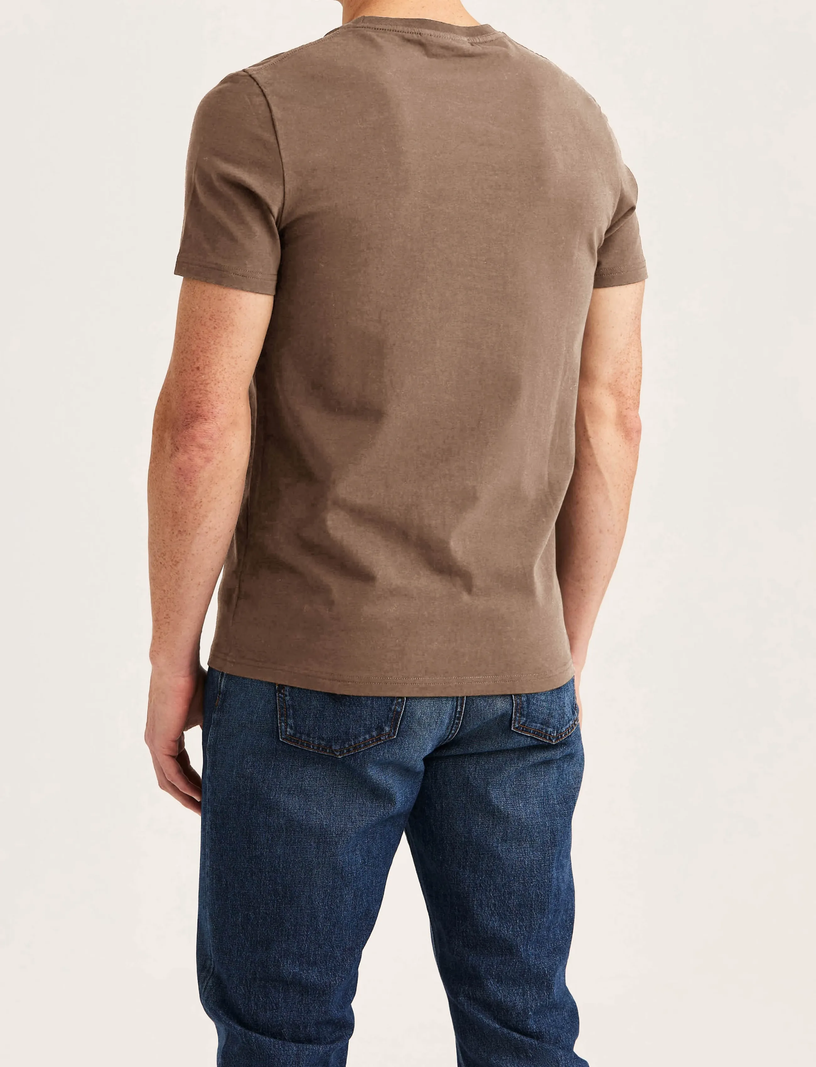 Morris - James Tee - short-sleeved t-shirts - brown - 4