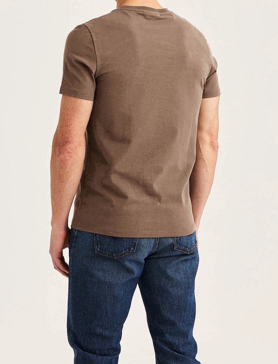 Morris - James Tee - short-sleeved t-shirts - brown - 4